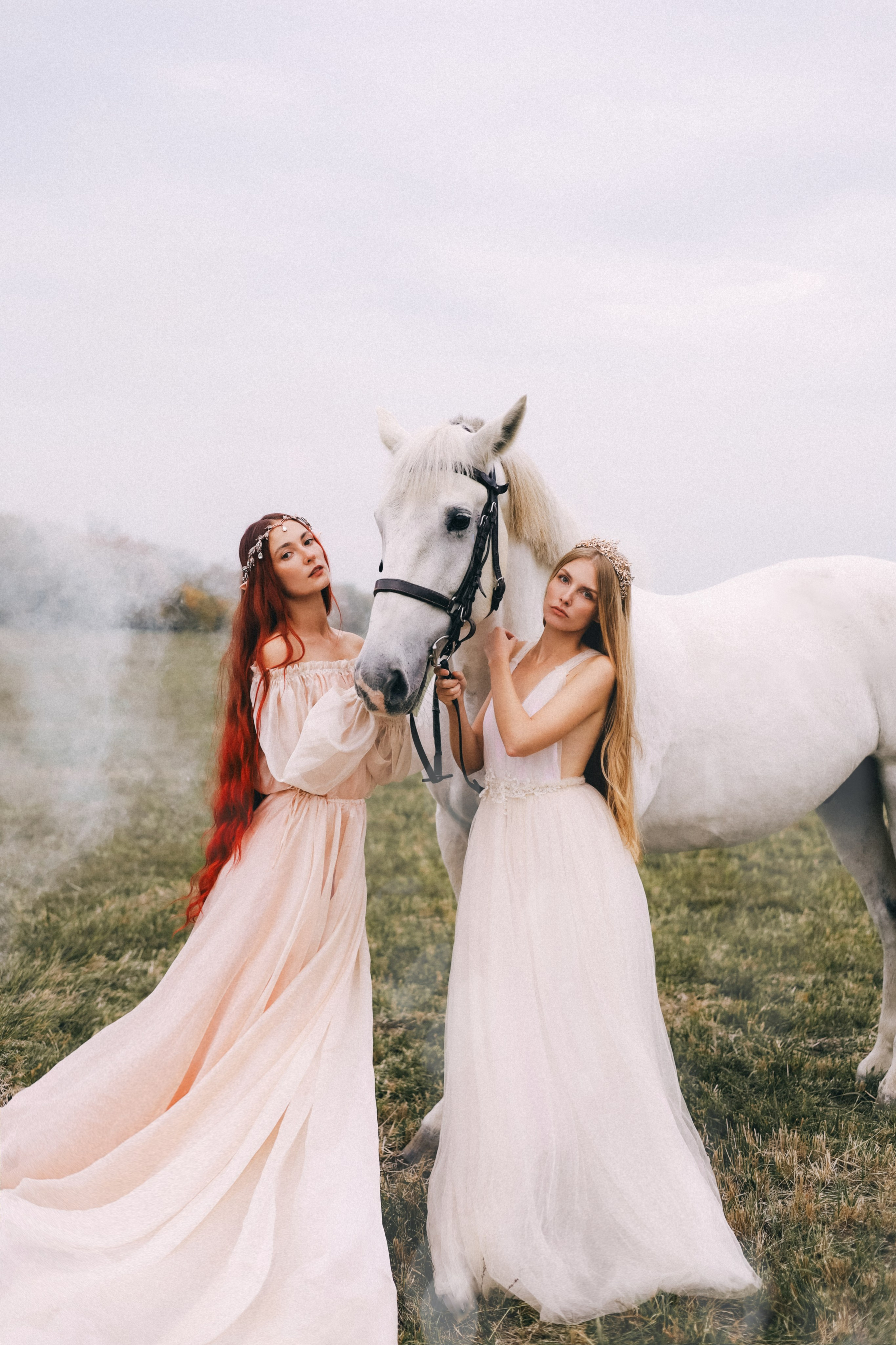 Сказочная съемка с цветным дымом. Семейный и конный фотограф в Краснодарском крае и Адыгее
