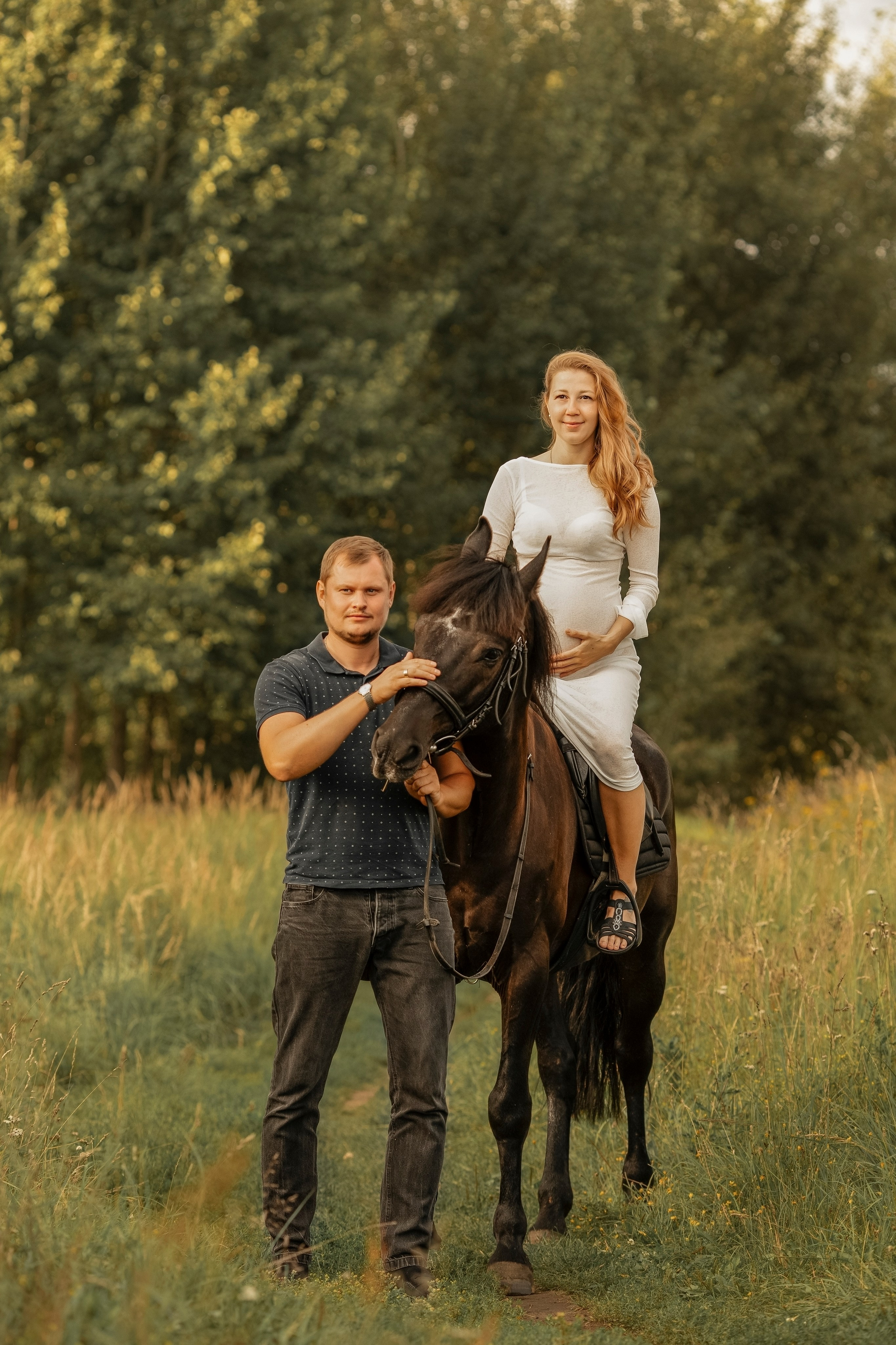 Съемки с лошадьми. Семейный фотограф Москва и область Дербунова Елена