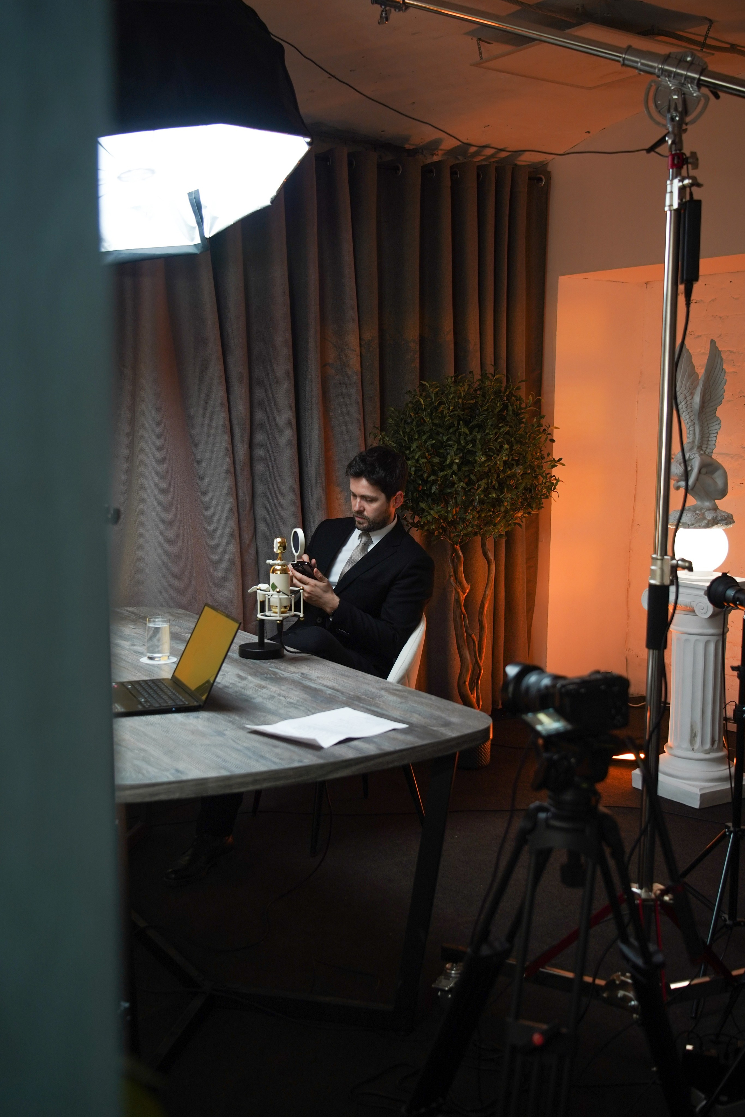 Процесс записи подкаста. Анна, фотограф Москва, Зеленоград