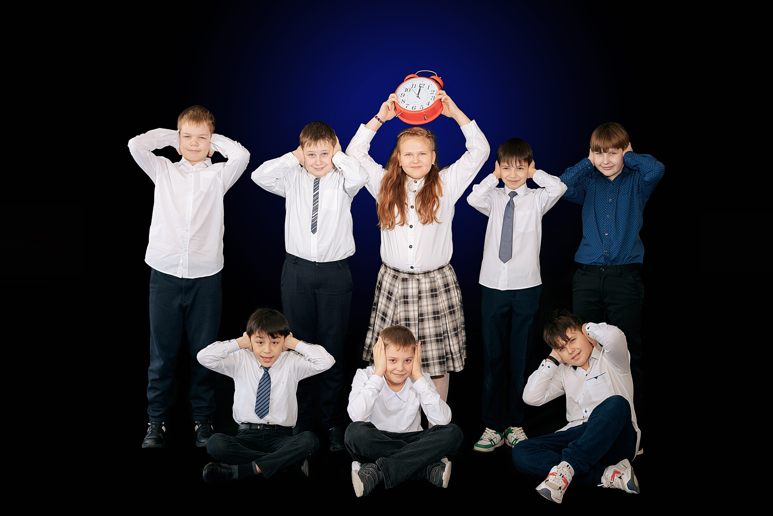 Групповые портреты. Школьный фотограф в Челябинске. Выпускные фотоальбомы