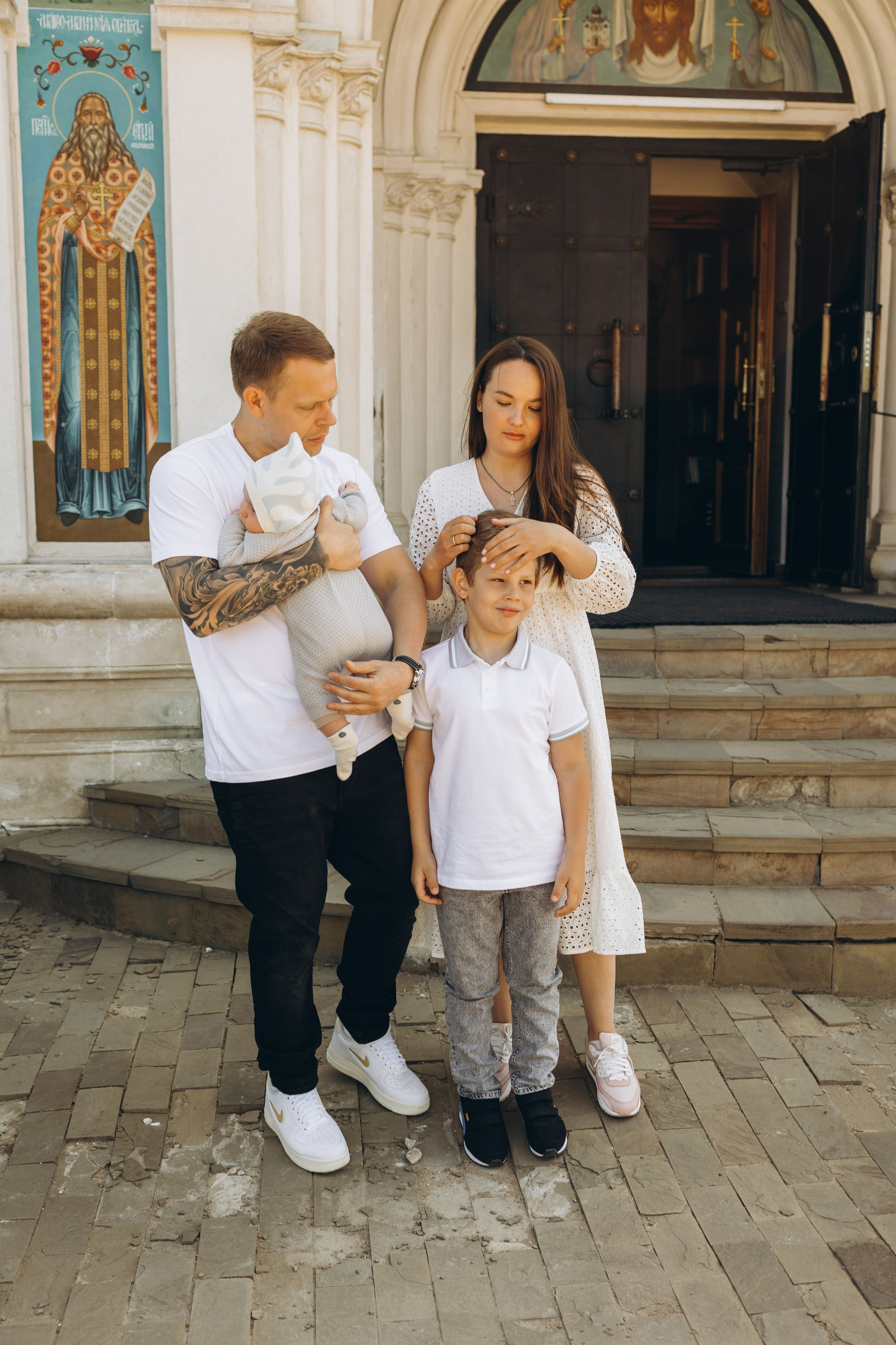 Крещение Егора. Семейный фотограф в Москве Виктория Ястребинская