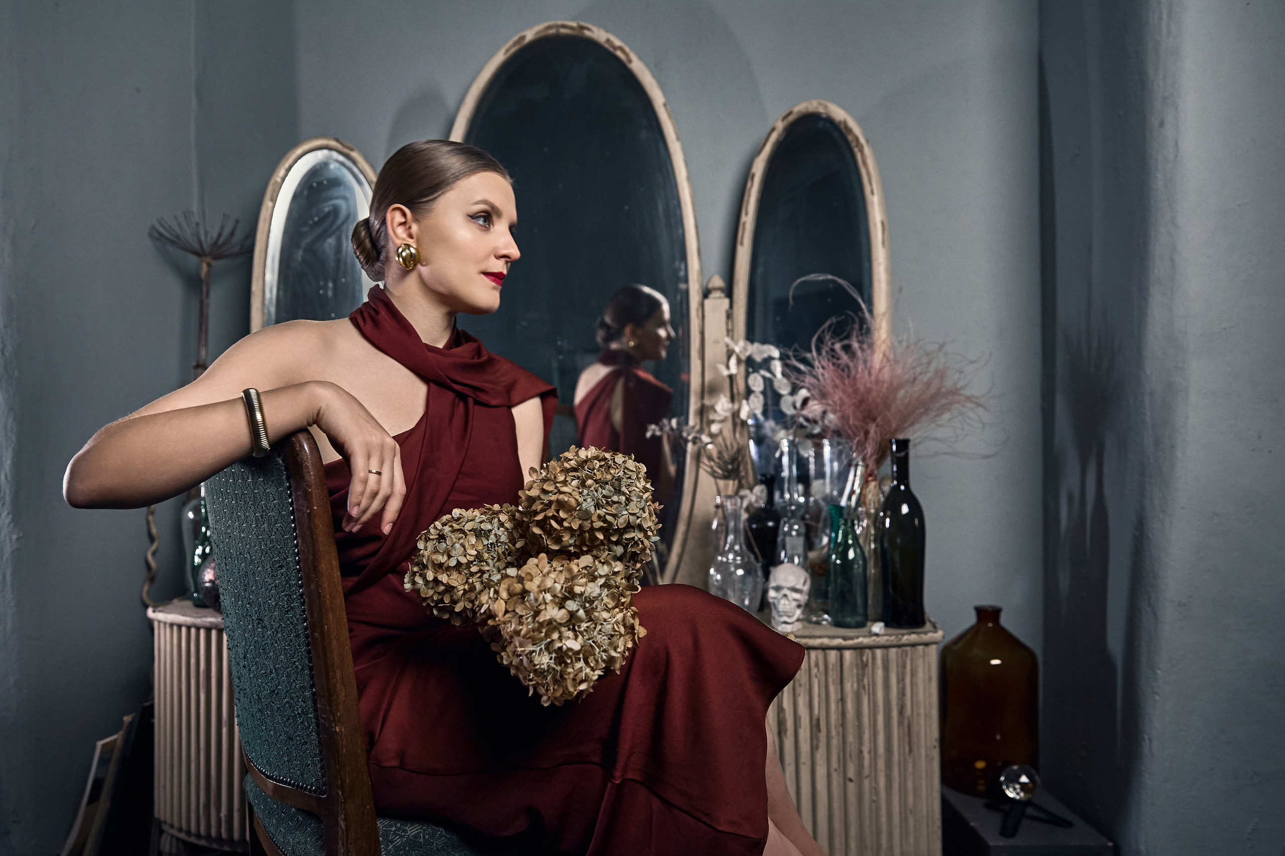 Daria Hydrangea. Рекламный и арт-фотограф Катерина Мишкель в Санкт-Петербурге