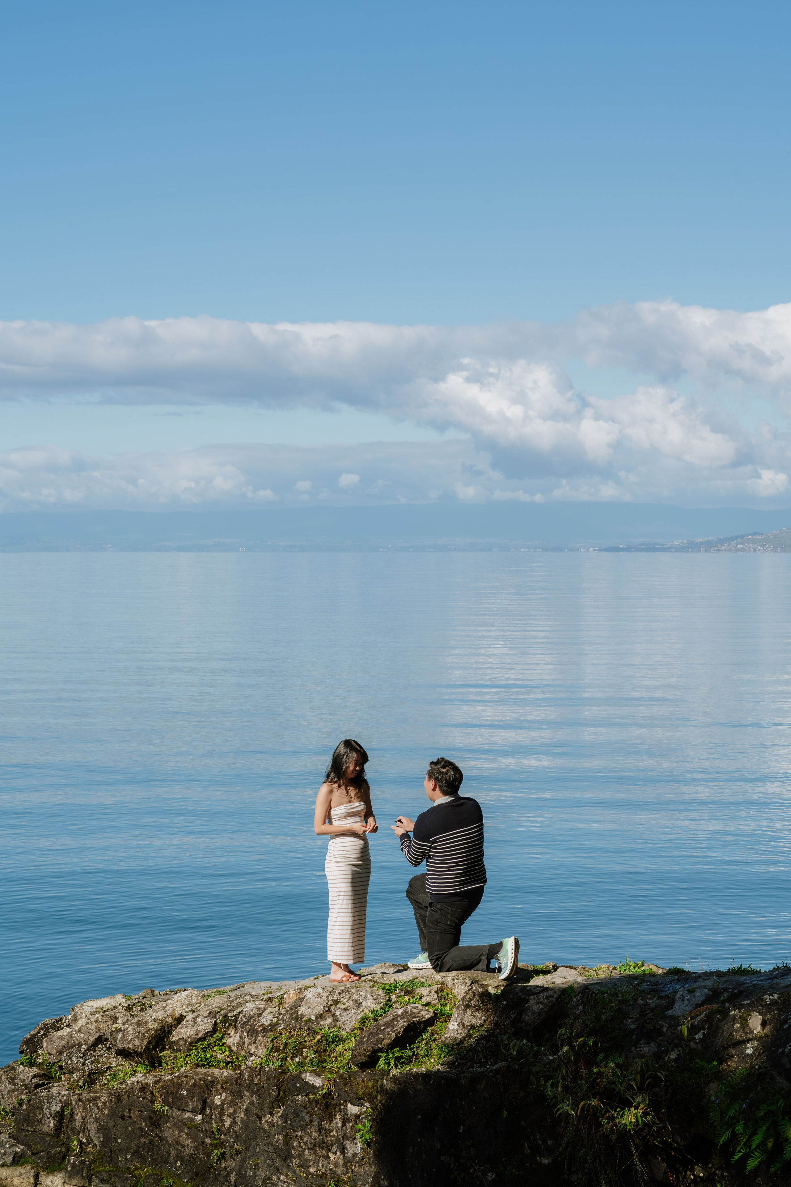 Stephanie & Dominick | Proposal Montreux. Профессиональный свадебный фотограф в Женеве и Швейцарии | Таня Вовчецкая
