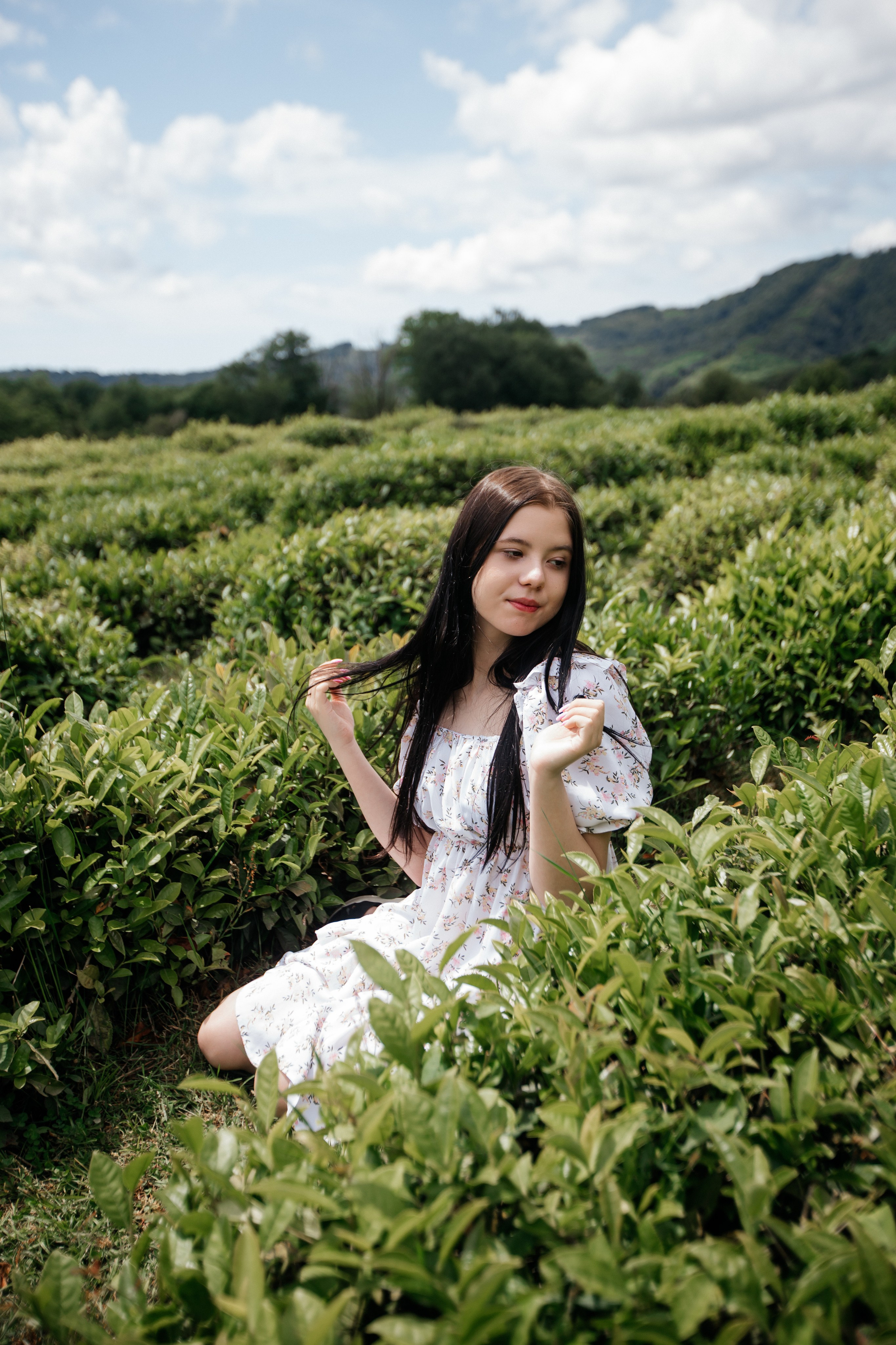 Tea plantation. Efimova Model Agency