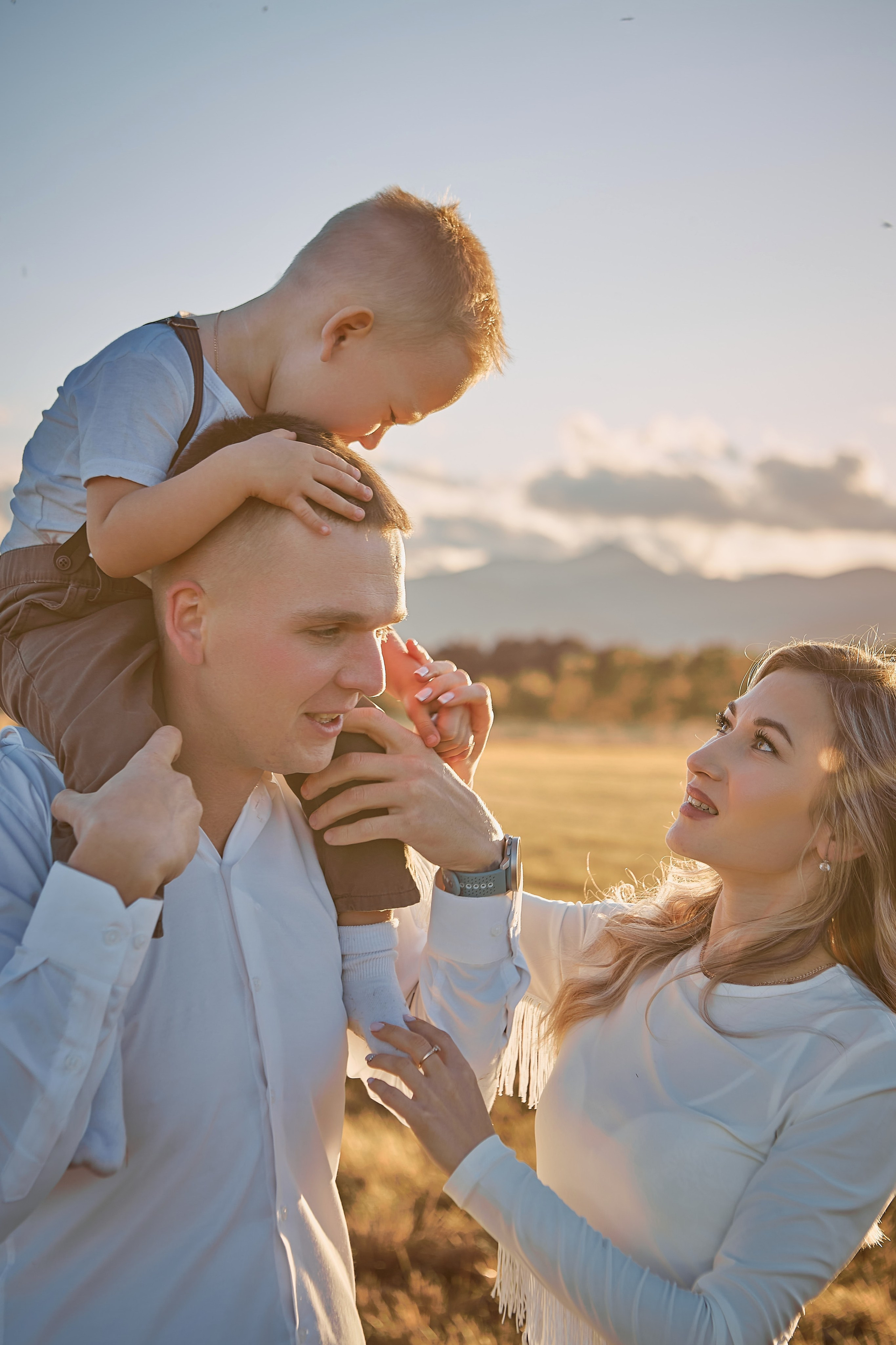 Пикник в поле. Фотограф Камчатка Тамара Копылова