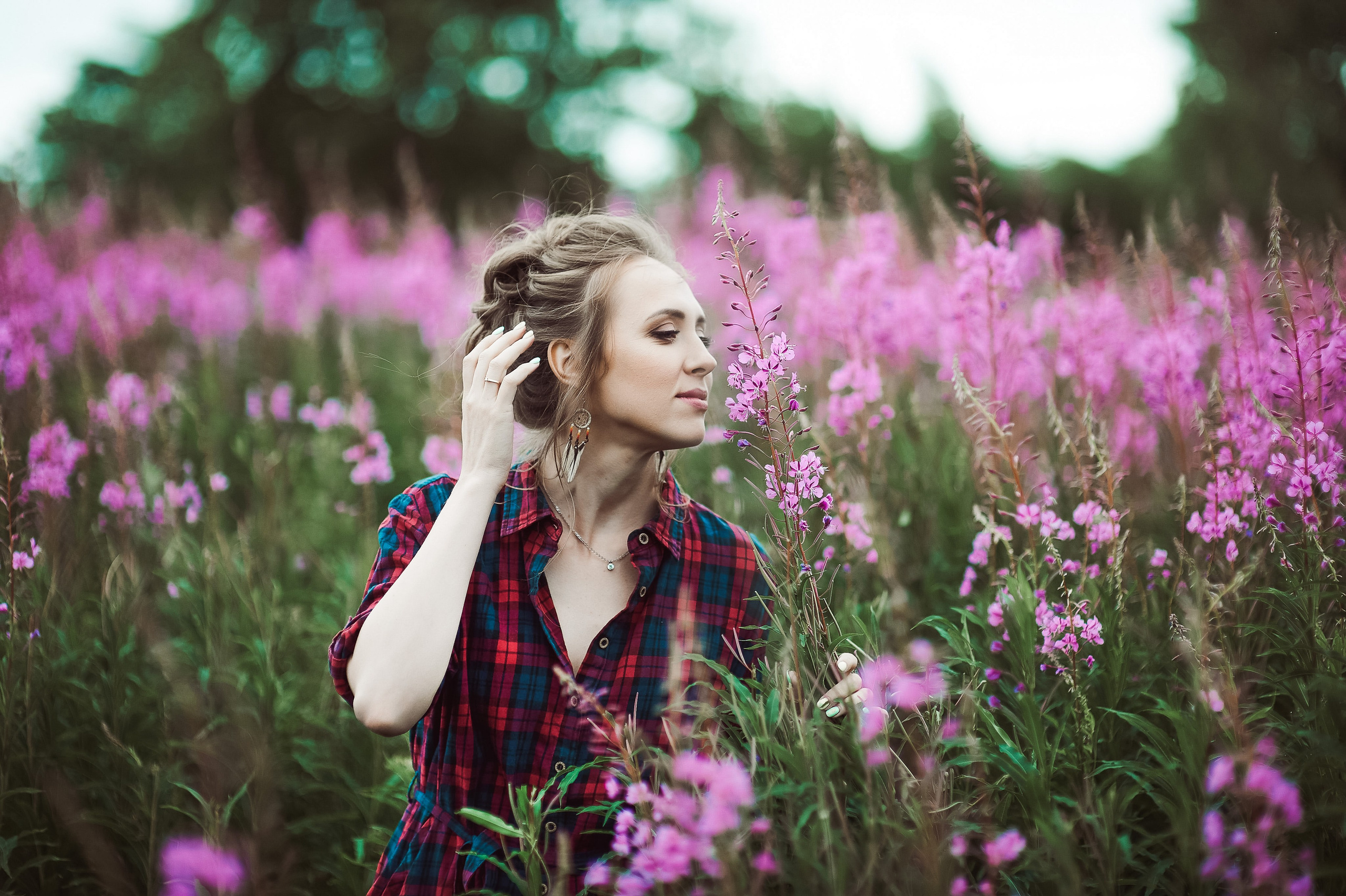 Александра и Вячеслав (фотосессия Love story на природе). Портретный, семейный и свадебный фотограф в Санкт-Петербурге и в Пушкине Ширяев Денис