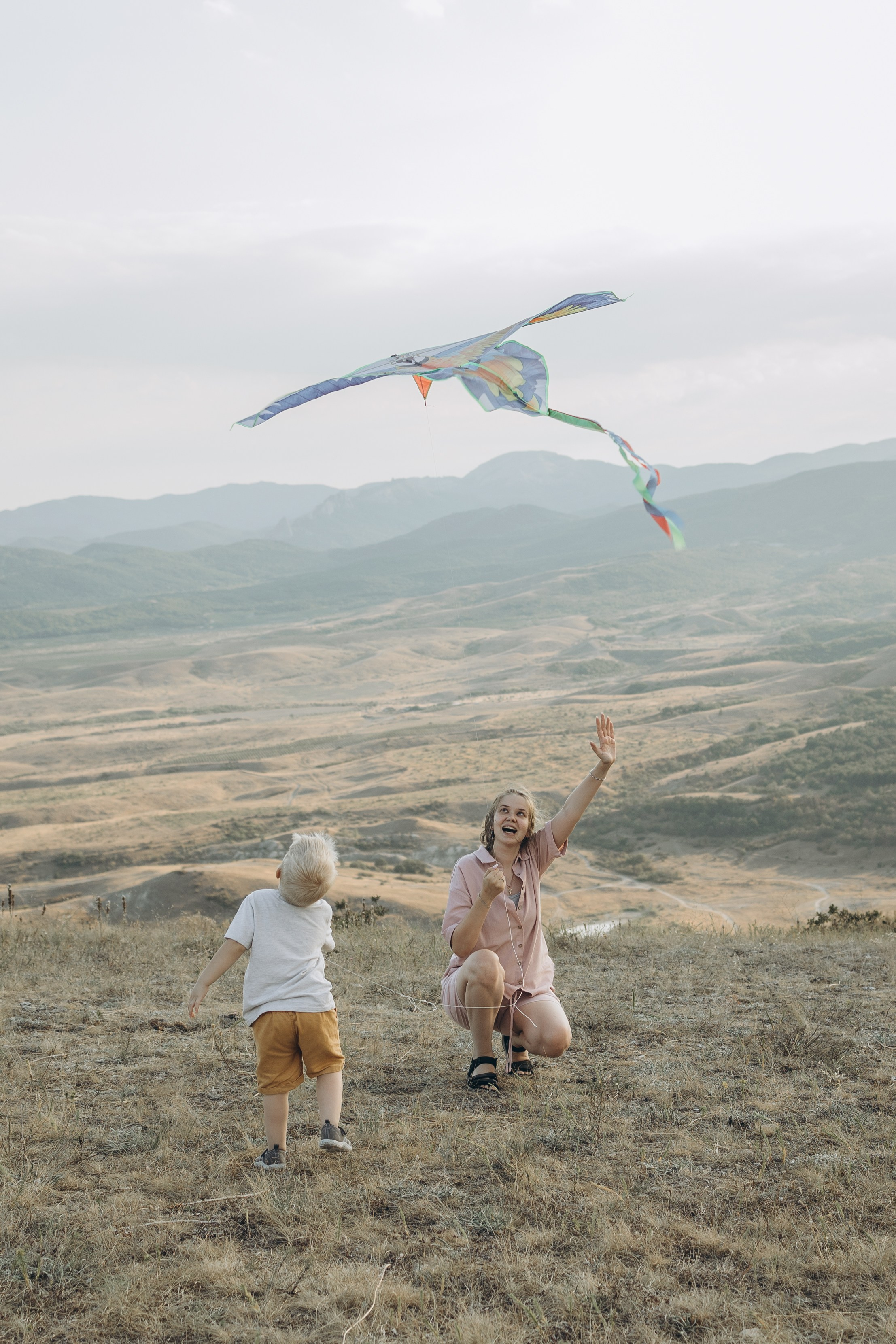 Воздушный змей. Семейный фотограф в Москве Виктория Ястребинская