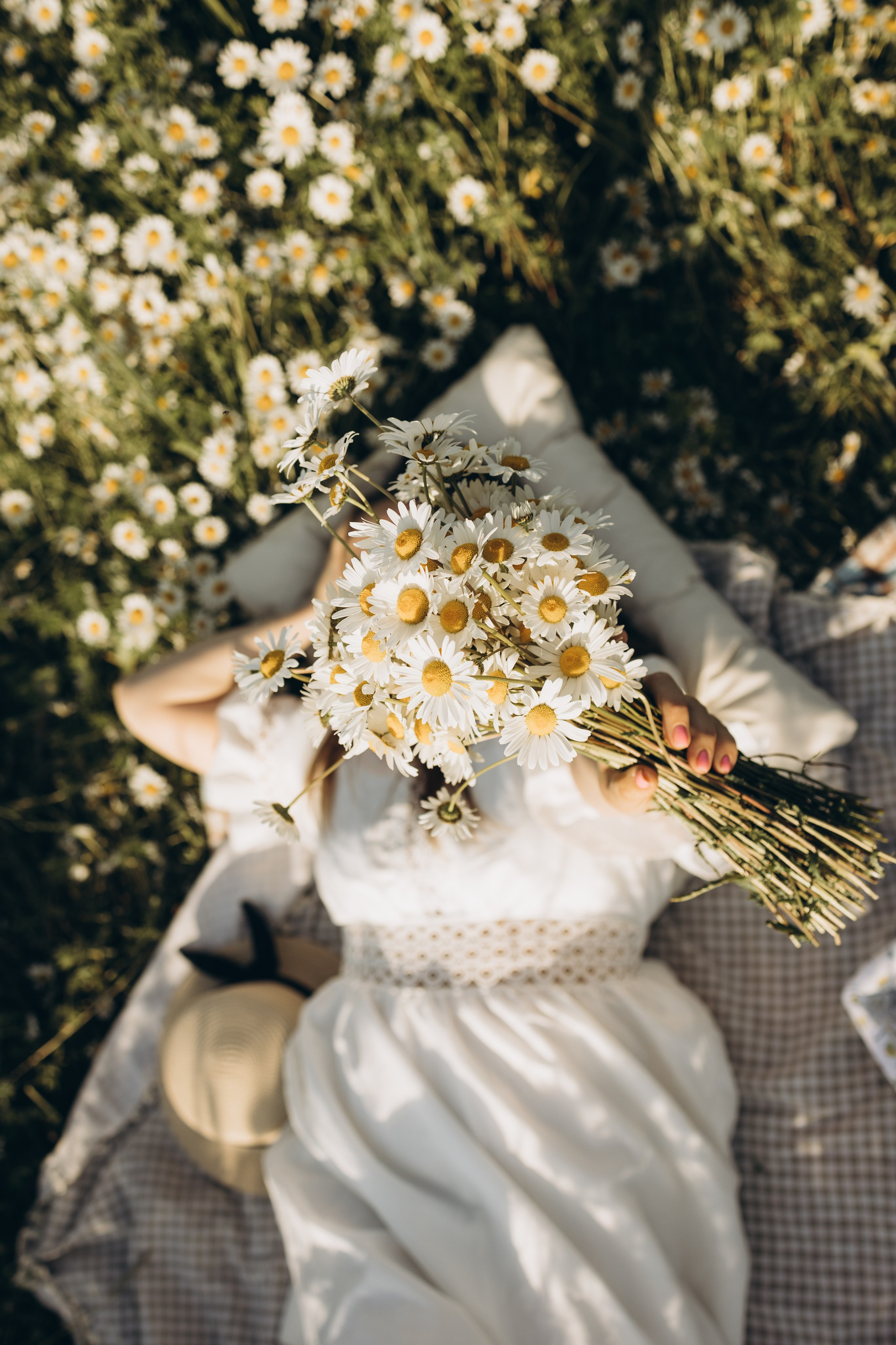 Маша и ромашки. Семейный фотограф в Москве Виктория Ястребинская