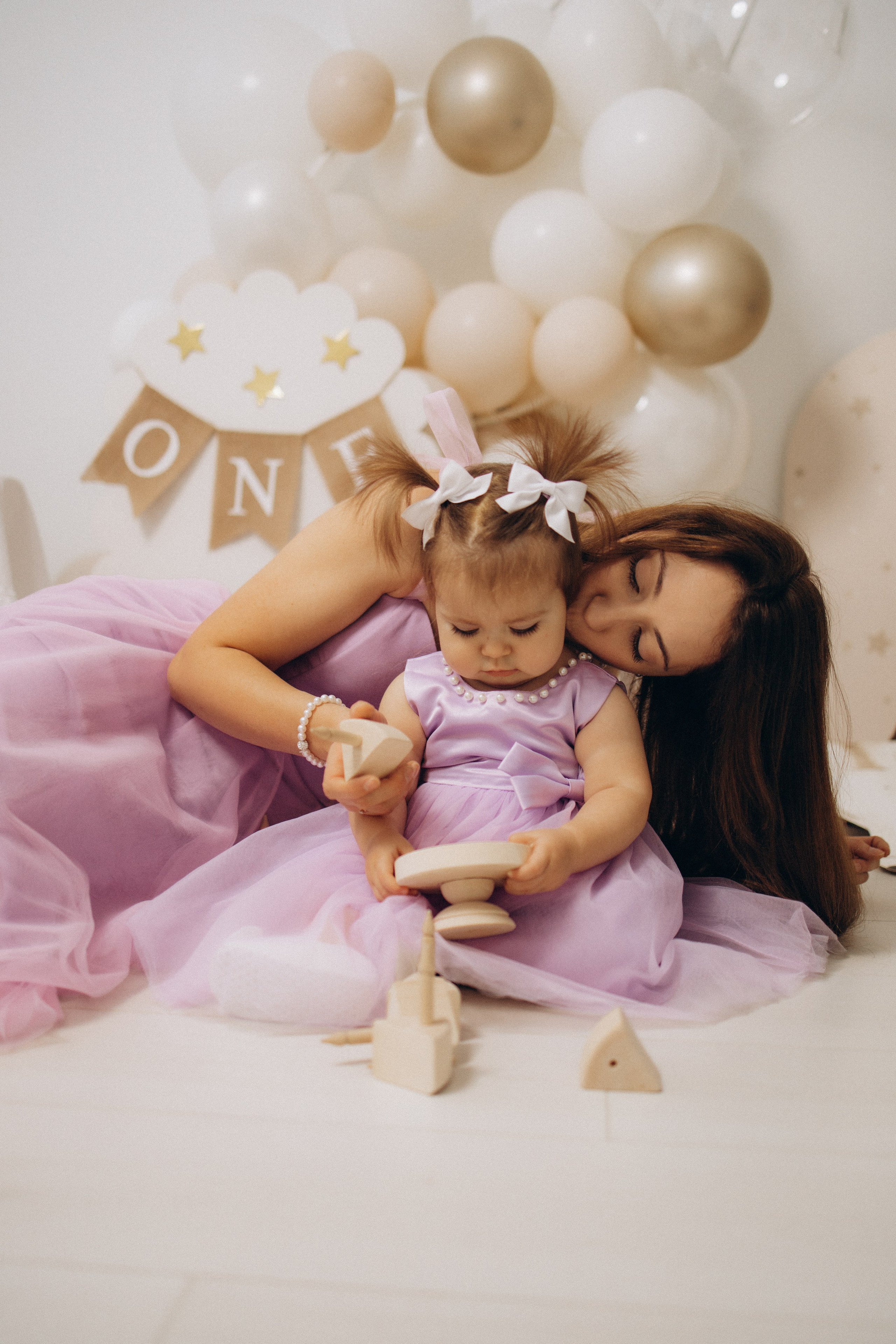 Новый год маленькой Анечки. Семейный фотограф в Москве Анастасия Шалда