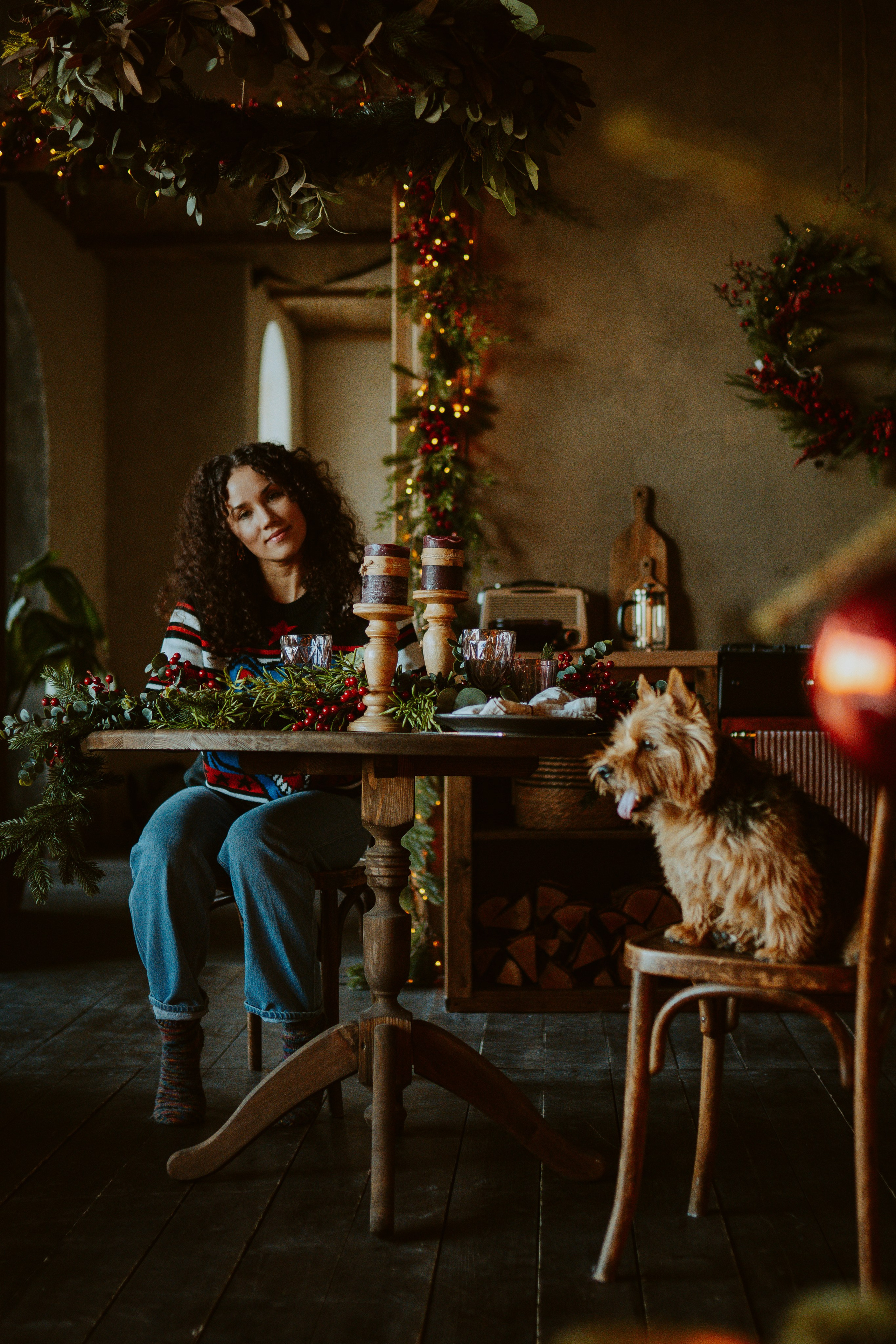 Фотосессия с собакой в студии. Фотограф анималист в Спб недорого Олеся Майорова