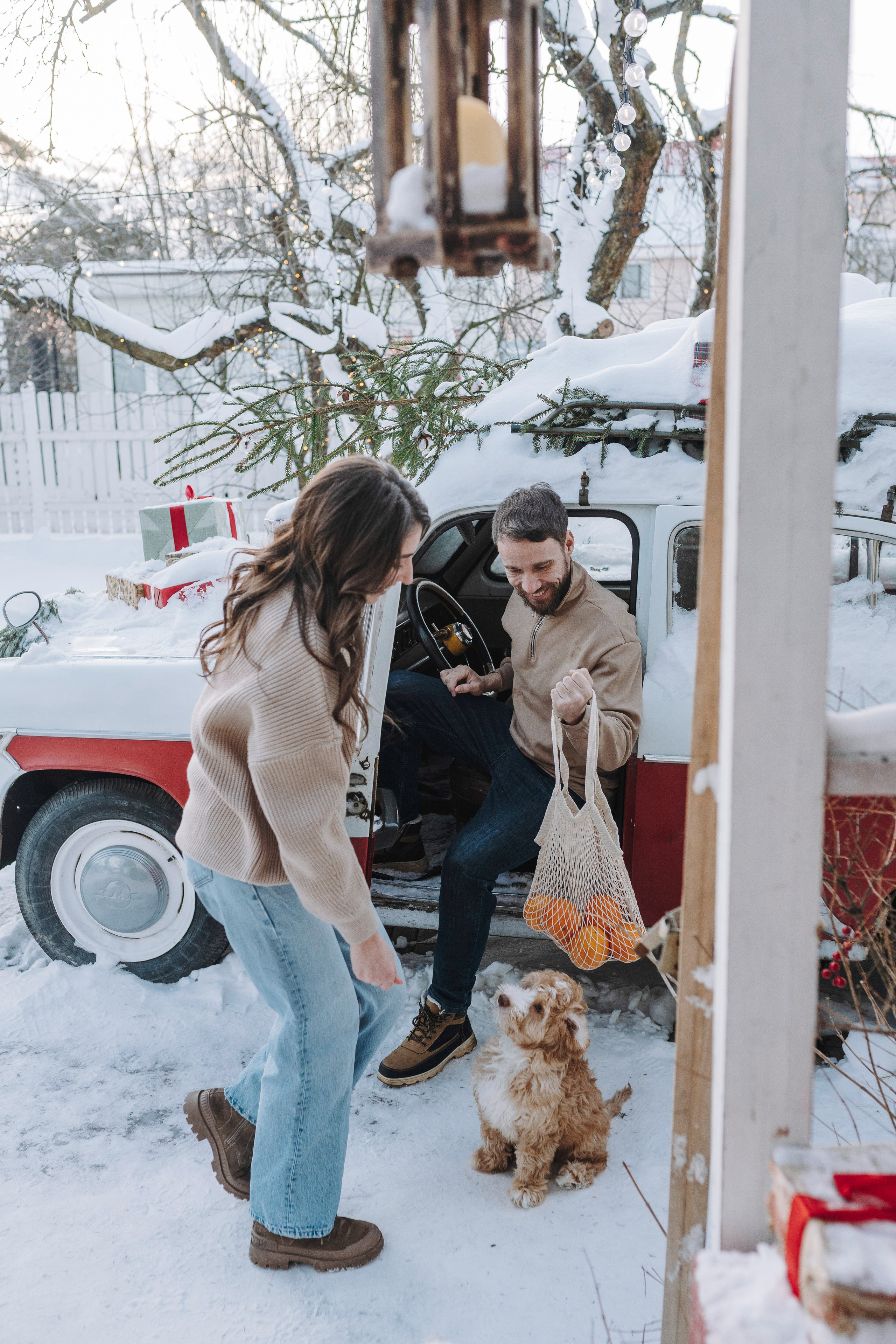 Мёрфи, Таня и Антон. Фотограф анималист в Спб недорого Олеся Майорова