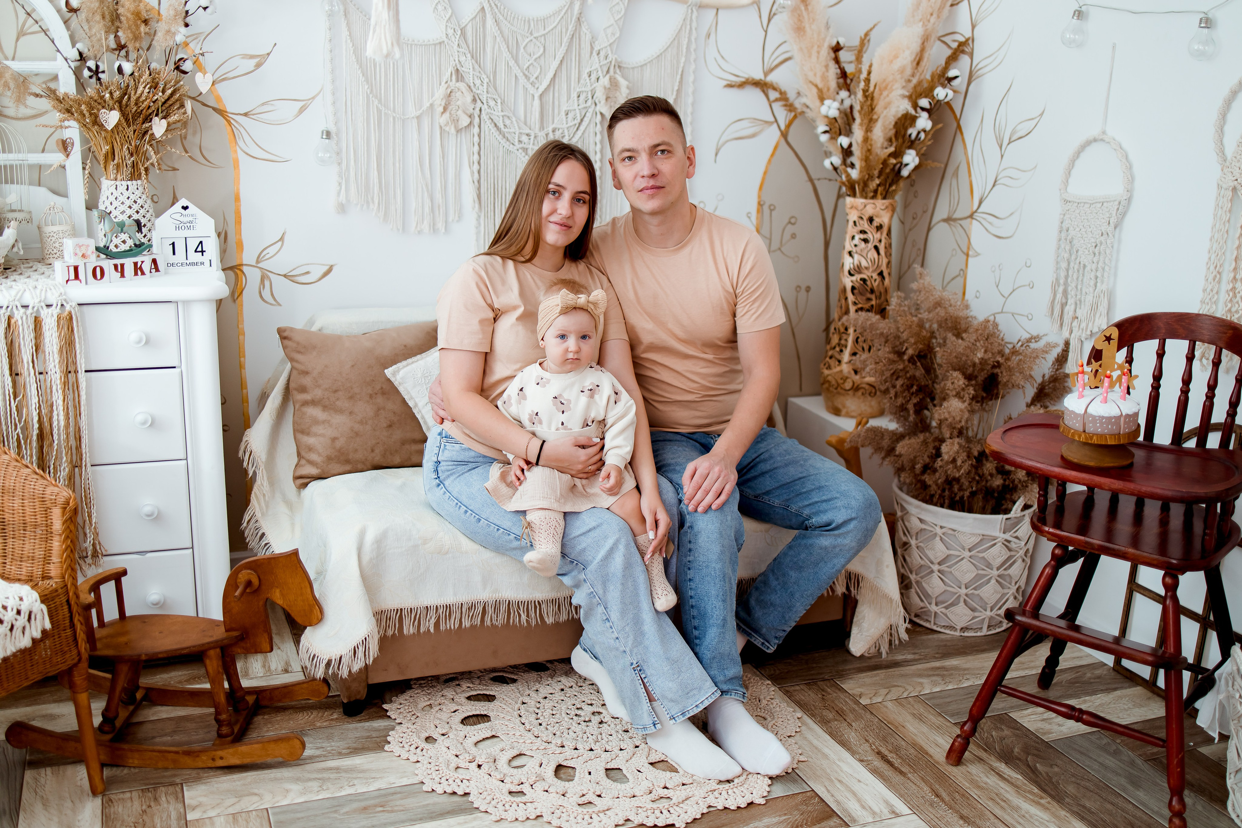 Есения, 1 годик. Семейный и детский фотограф в Железногорске Саламахо Ольга