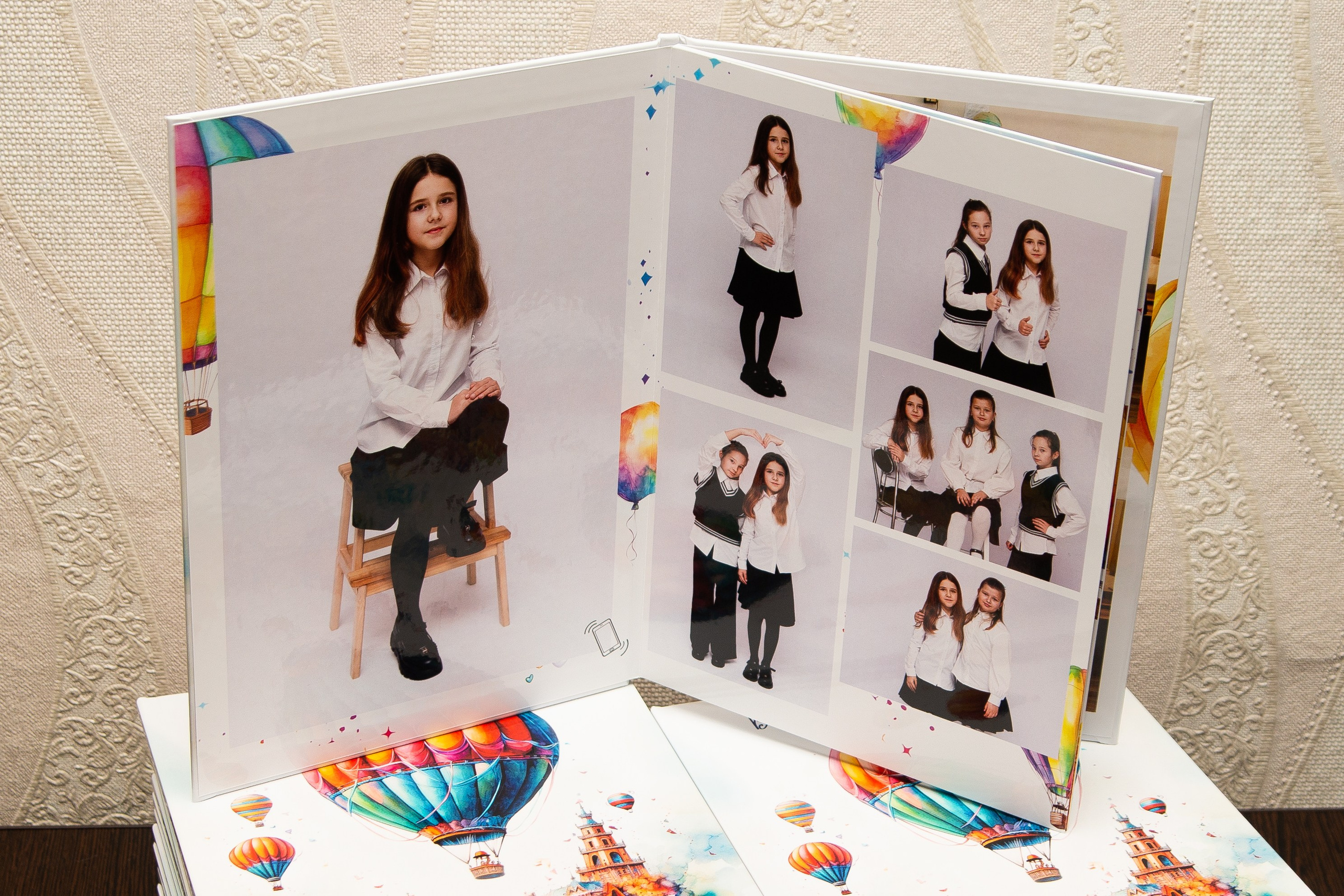 Альбом на 5 разворотов Начальная Школа. Выпускные Альбомы и Фотосессии п. Кавалерово