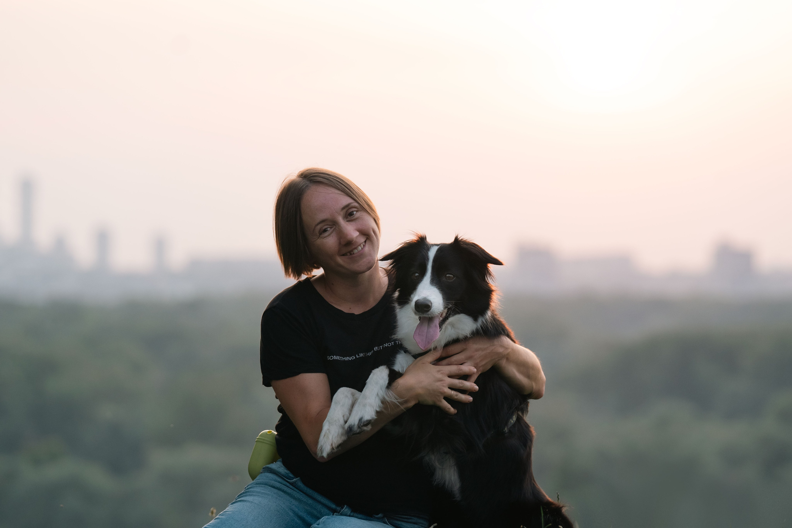 Белград, Калемегдан. Таня и Шегги. Фотограф анималист