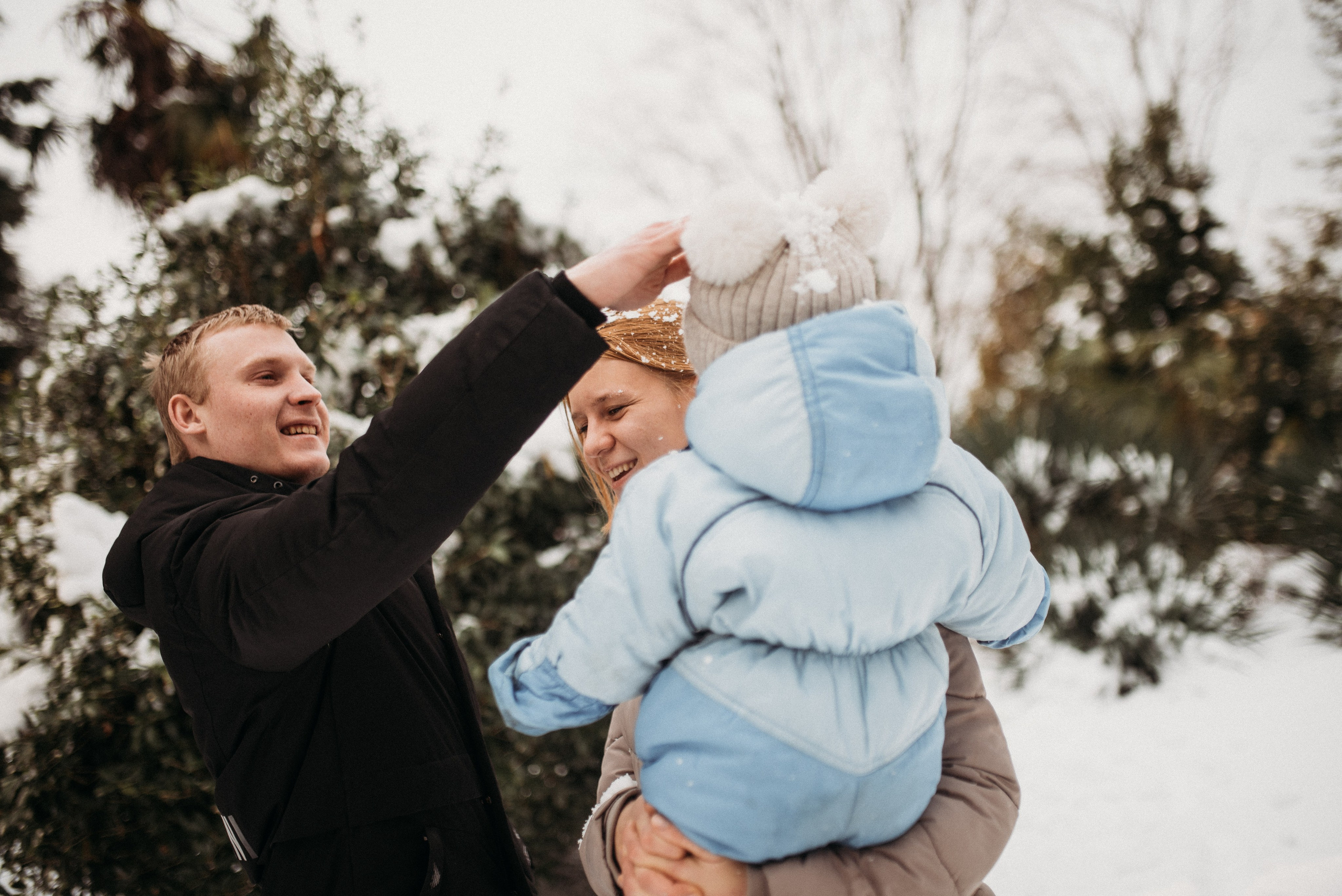 Серёжа и снег ❄️. Фотограф в Сочи — Маргарита Поганова