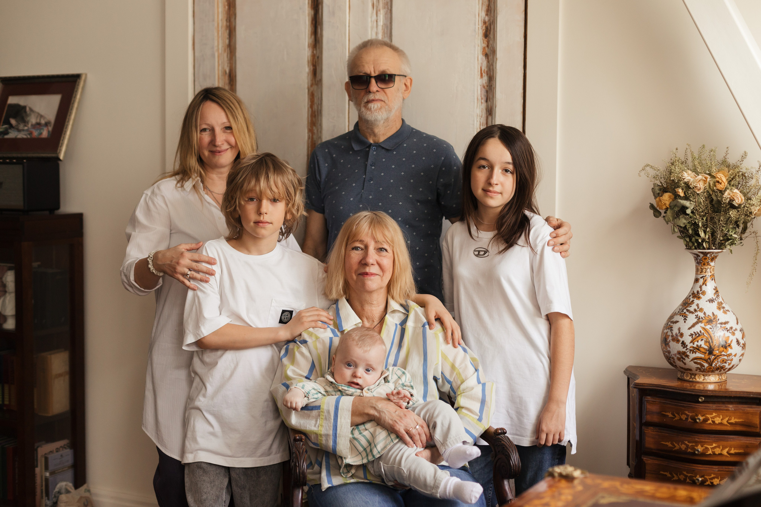 Бабушка в гостях. Детский и семейный фотограф в Москве Светлана Шабалина