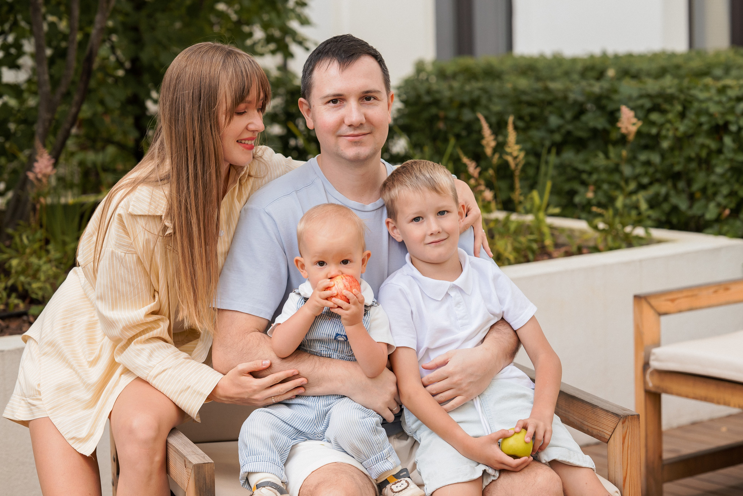 Иван & Лариса с детками. Семейный и детский фотограф в Екатеринбурге Валерия Нагибина
