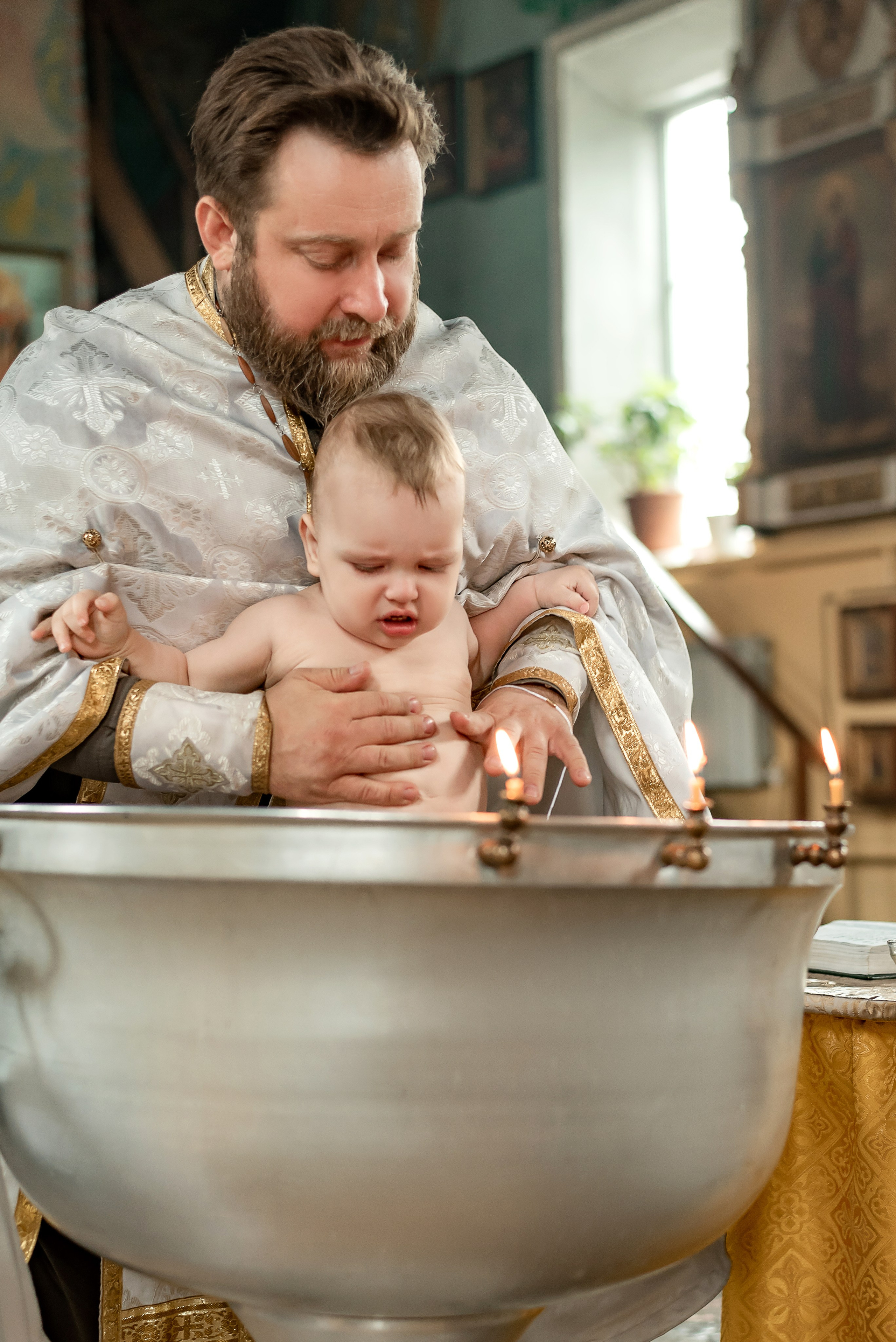 Ромочка- крещение. Семейный и детский фотограф Наталья Горда