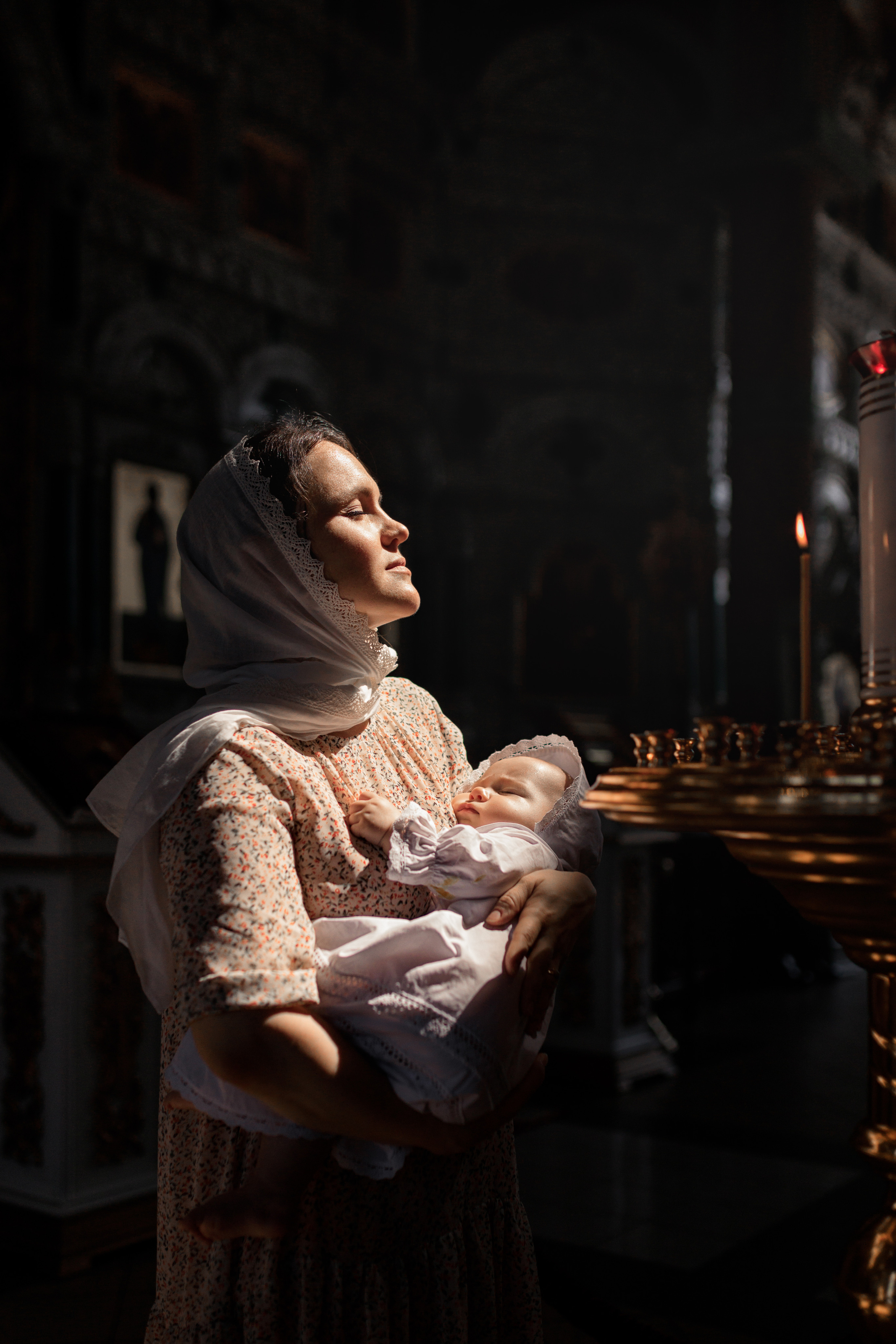 Таинство Крещения. Семейный фотограф Россошь Алла Ктеянц