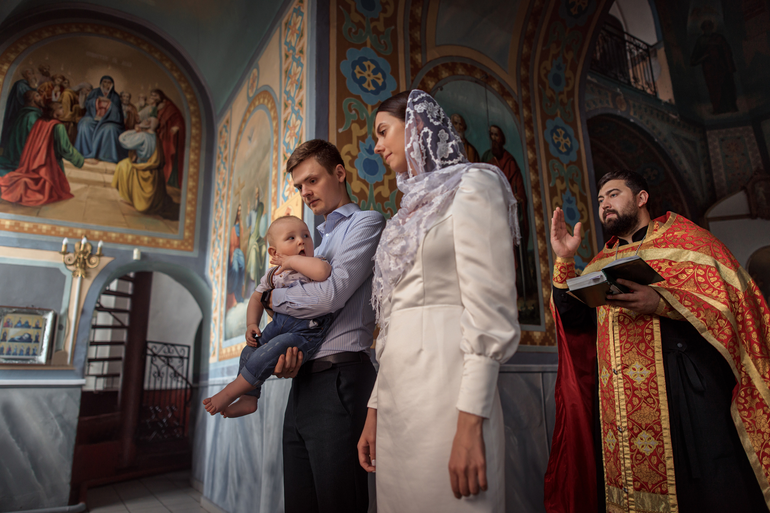 Таинство Крещения. Семейный фотограф Россошь Алла Ктеянц