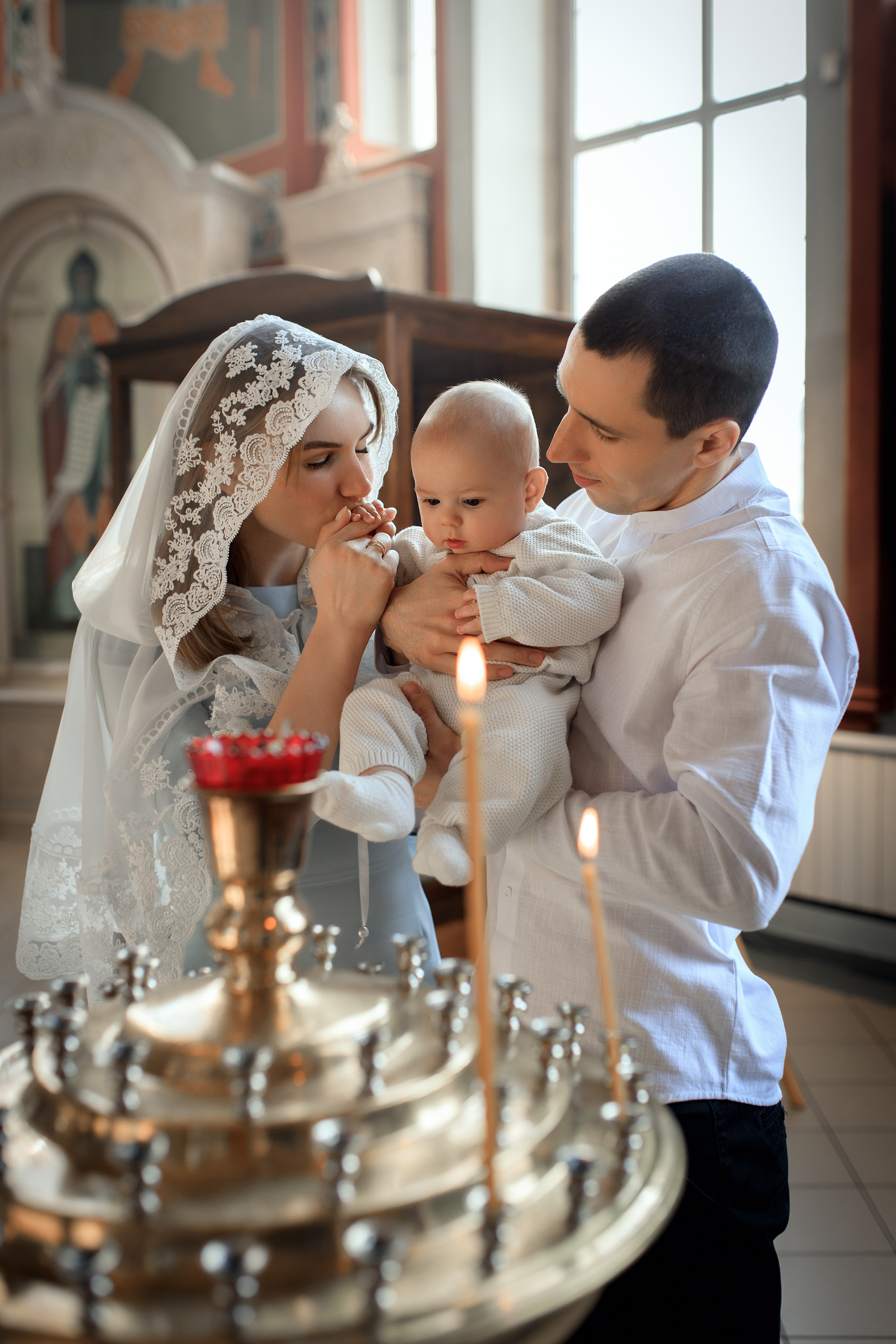 Таинство Крещения. Семейный фотограф Россошь Алла Ктеянц