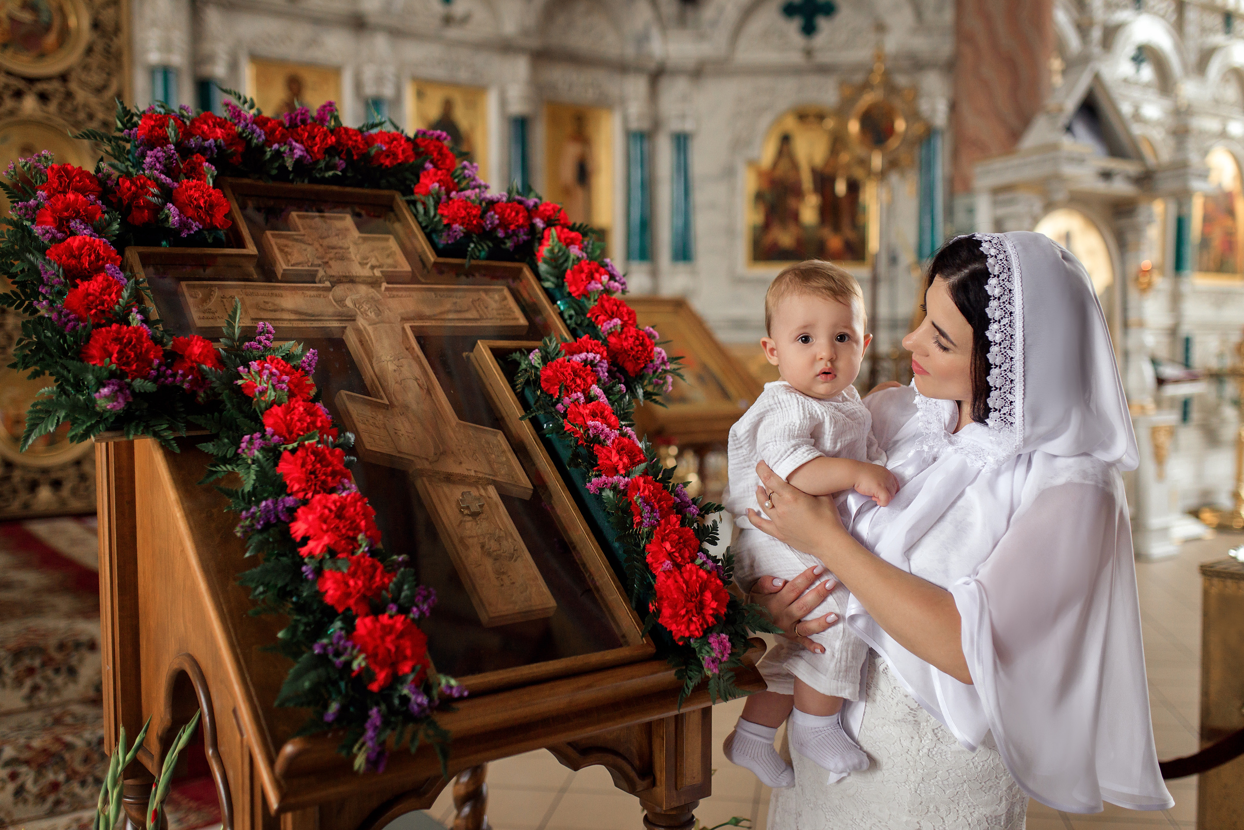Таинство Крещения. Семейный фотограф Россошь Алла Ктеянц