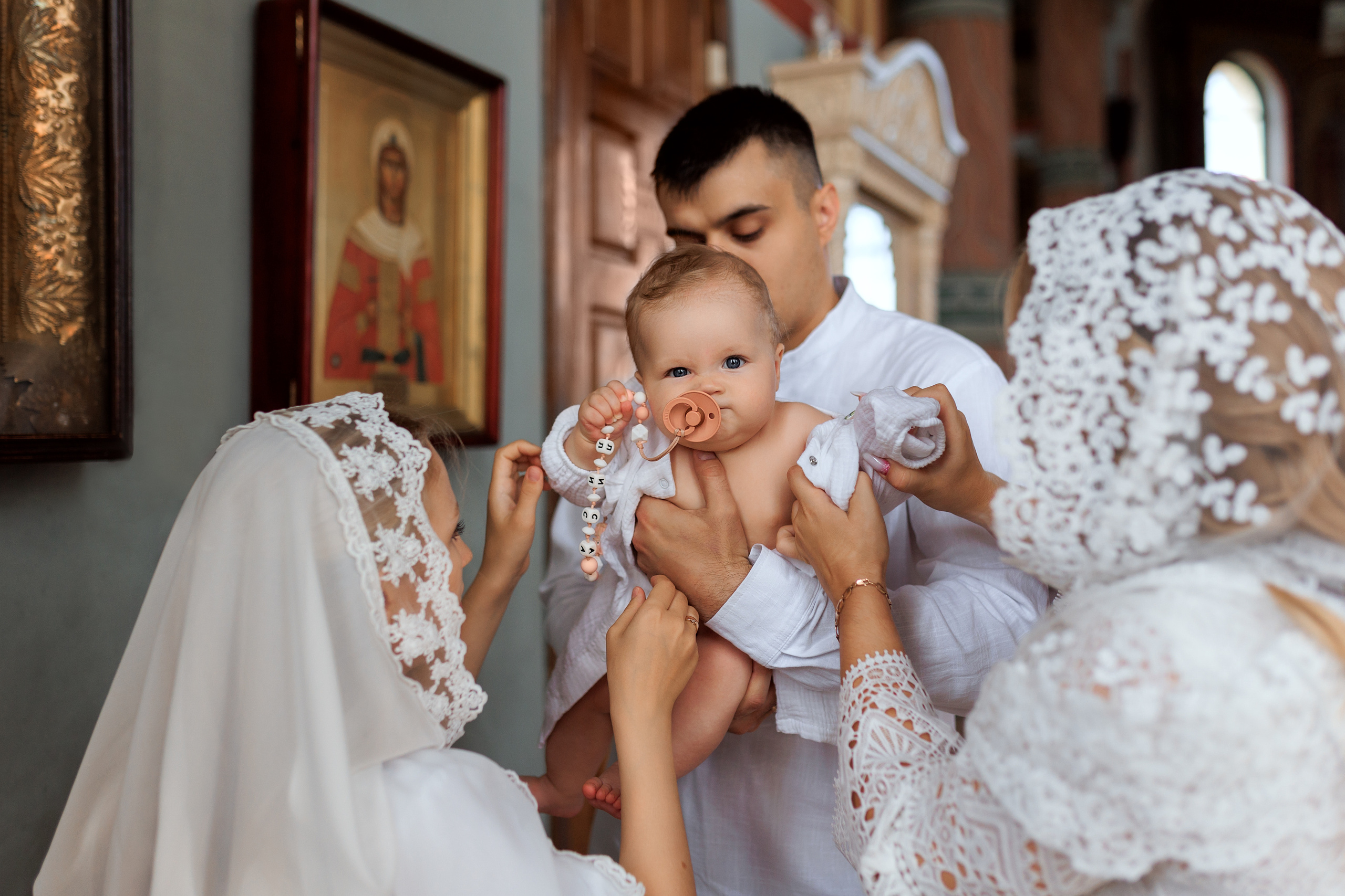 Таинство Крещения. Семейный фотограф Россошь Алла Ктеянц