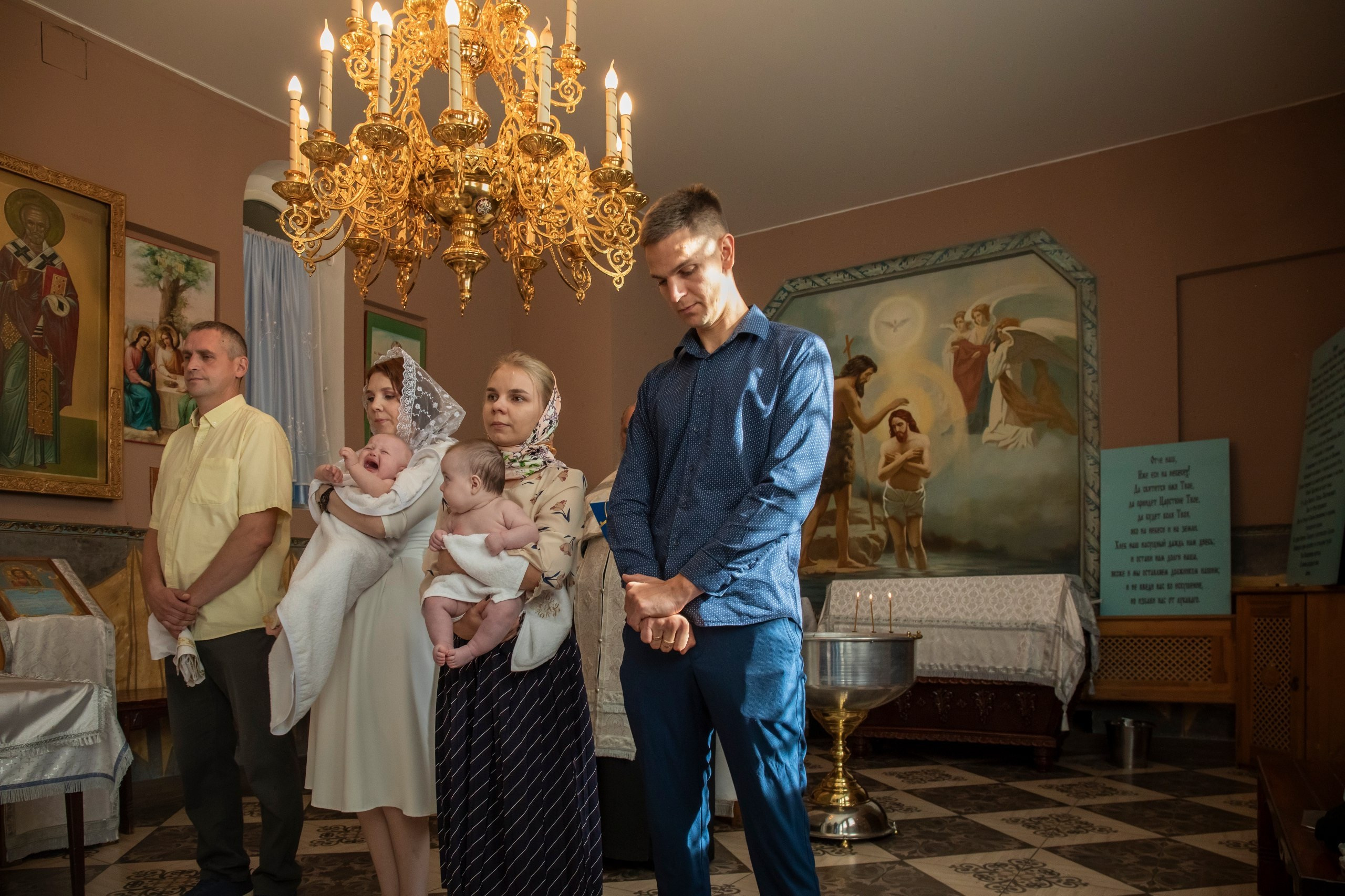 Крестины Апполинарии. Арт- фотограф Москва