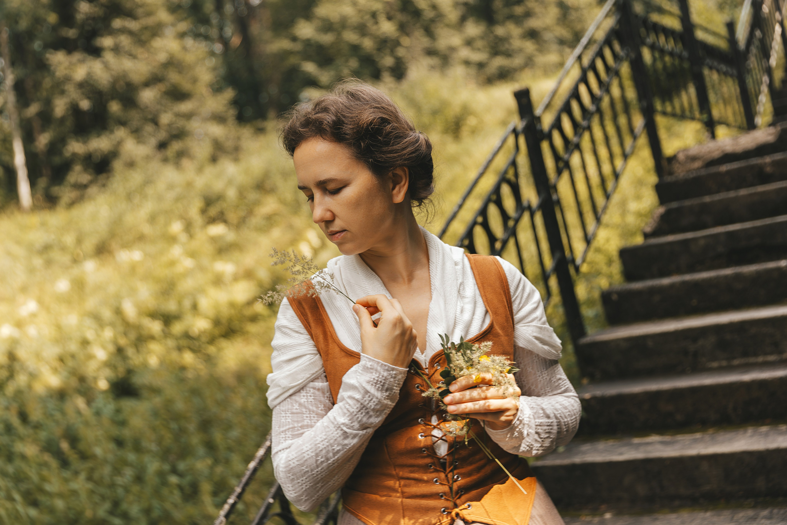 Женский портрет в историческом образе. Семейный и женский фотограф в Москве Надежда Воробьева