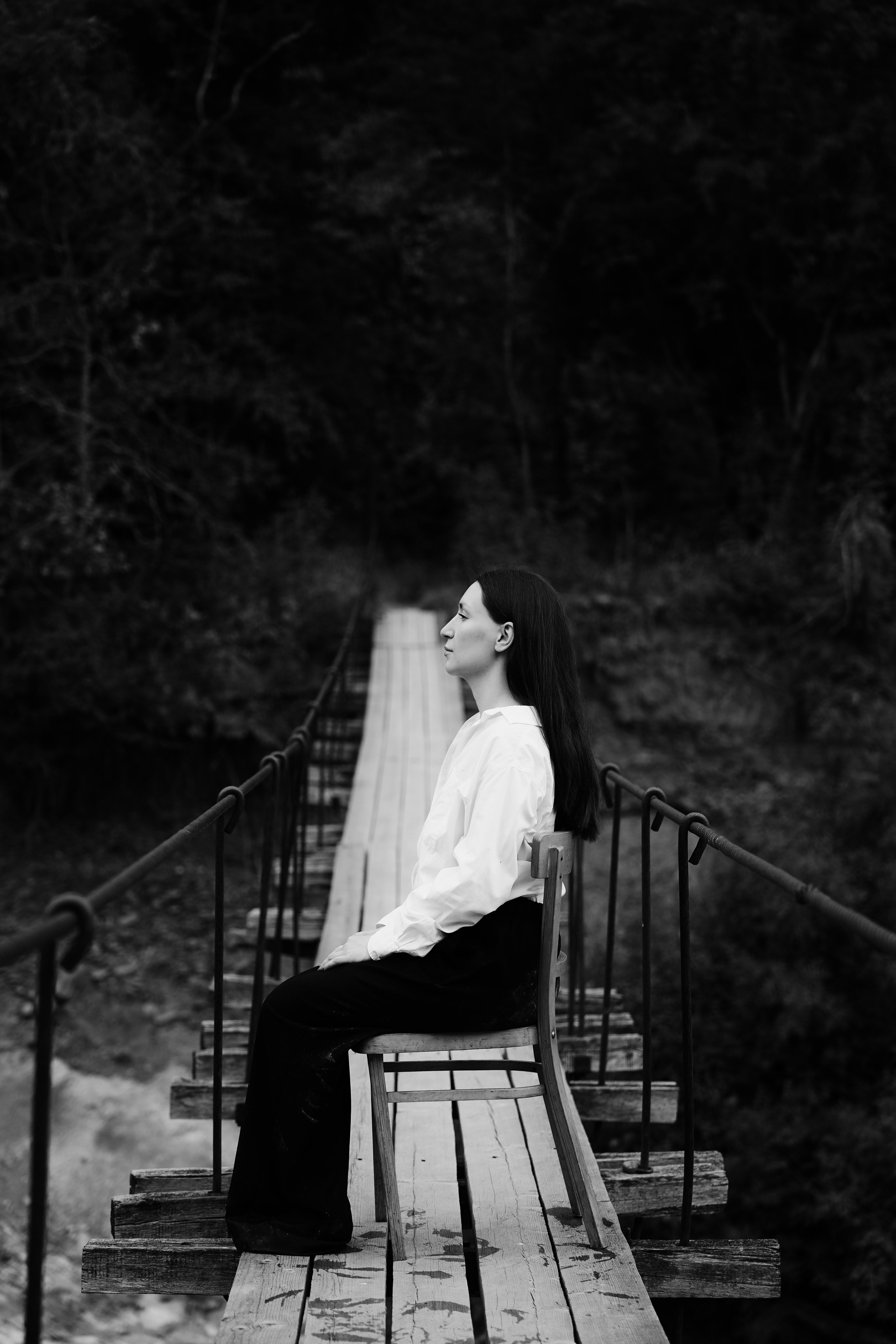 Инна в лесу. Фотограф с психологическим образованием