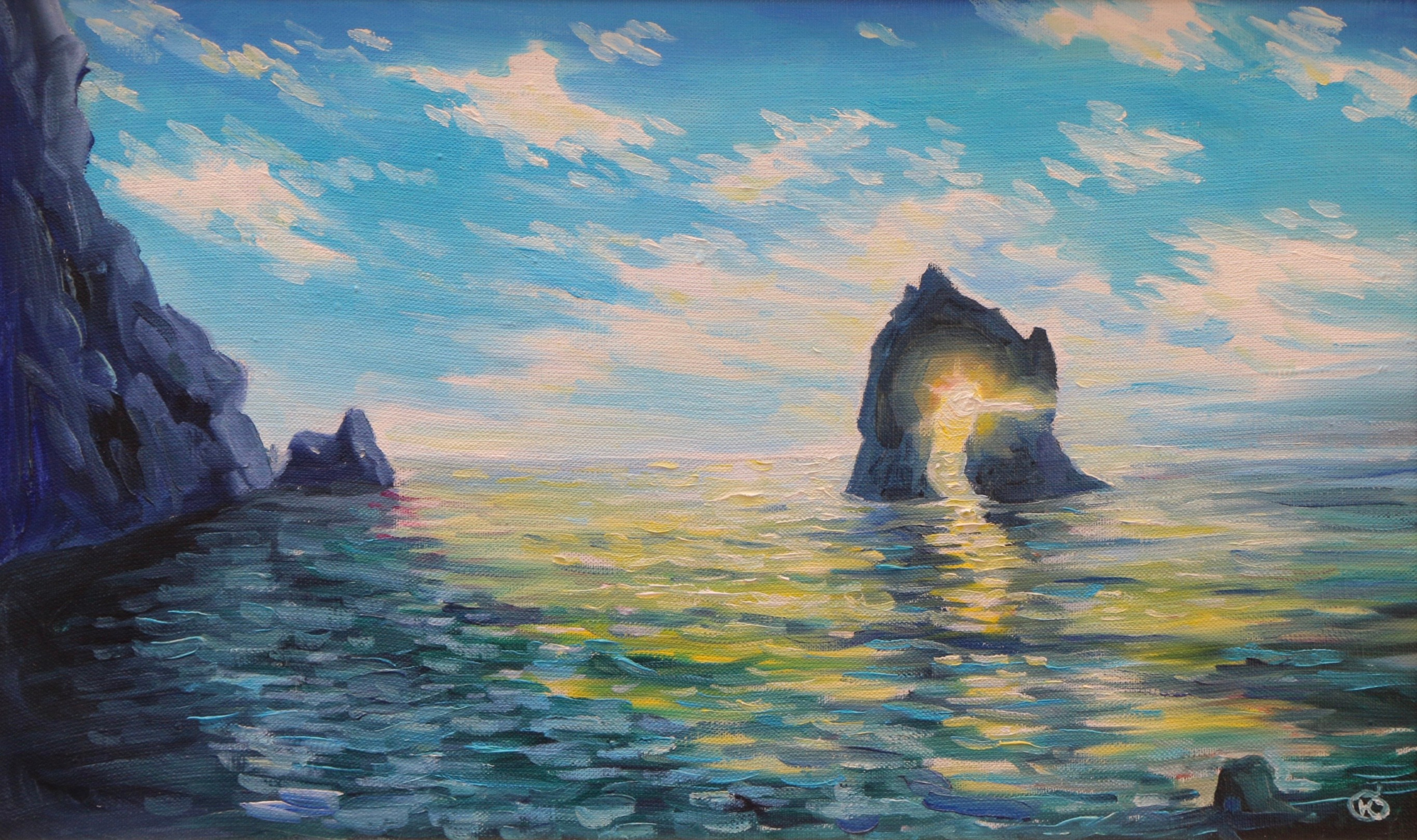 Морские пейзажи. Продажа картин маслом на холсте в г. Ялта