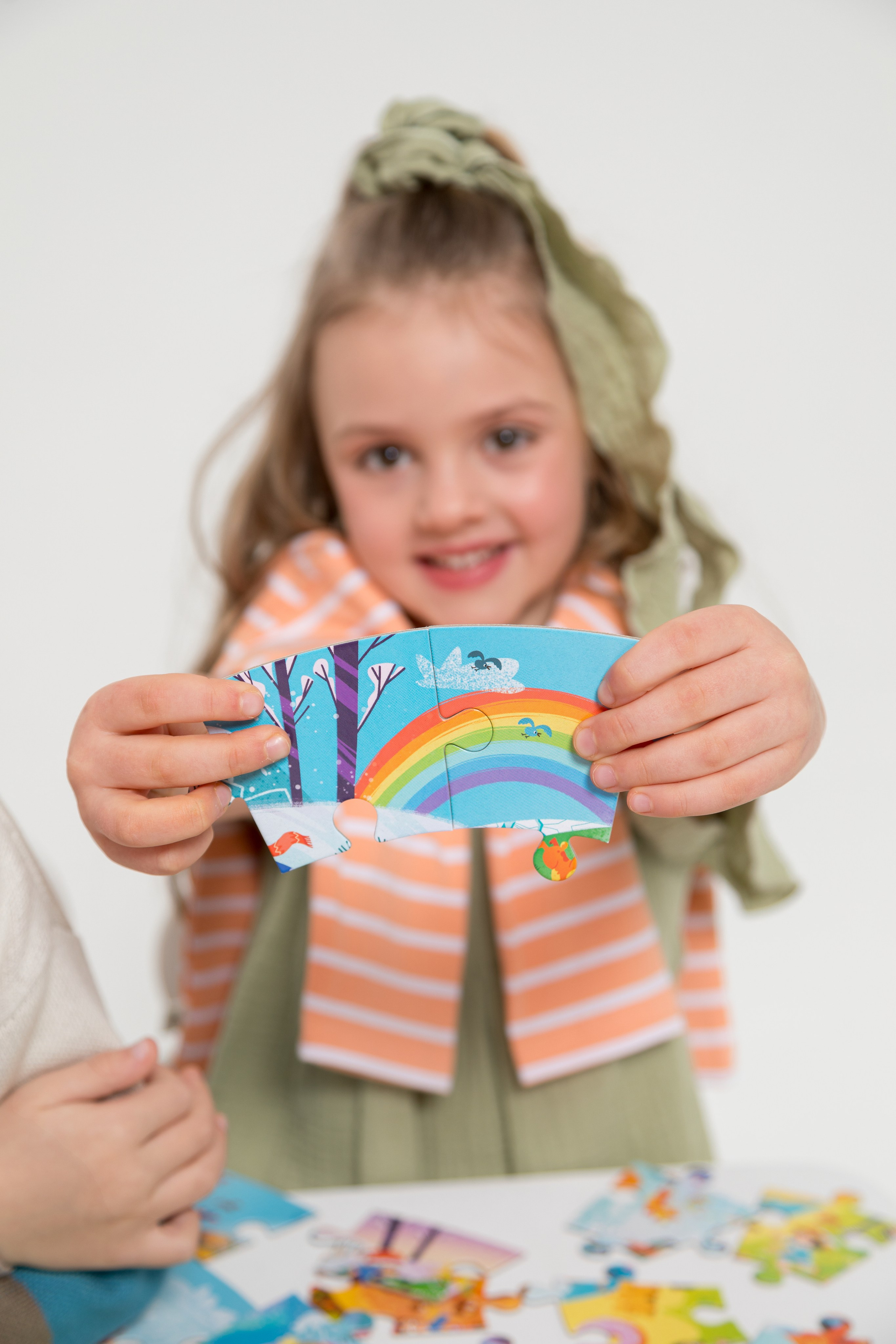 Имиджевая и каталожная съёмка для бренда детских пазлов. Детский и контент фотограф Надя Волкова Санкт-Петербург