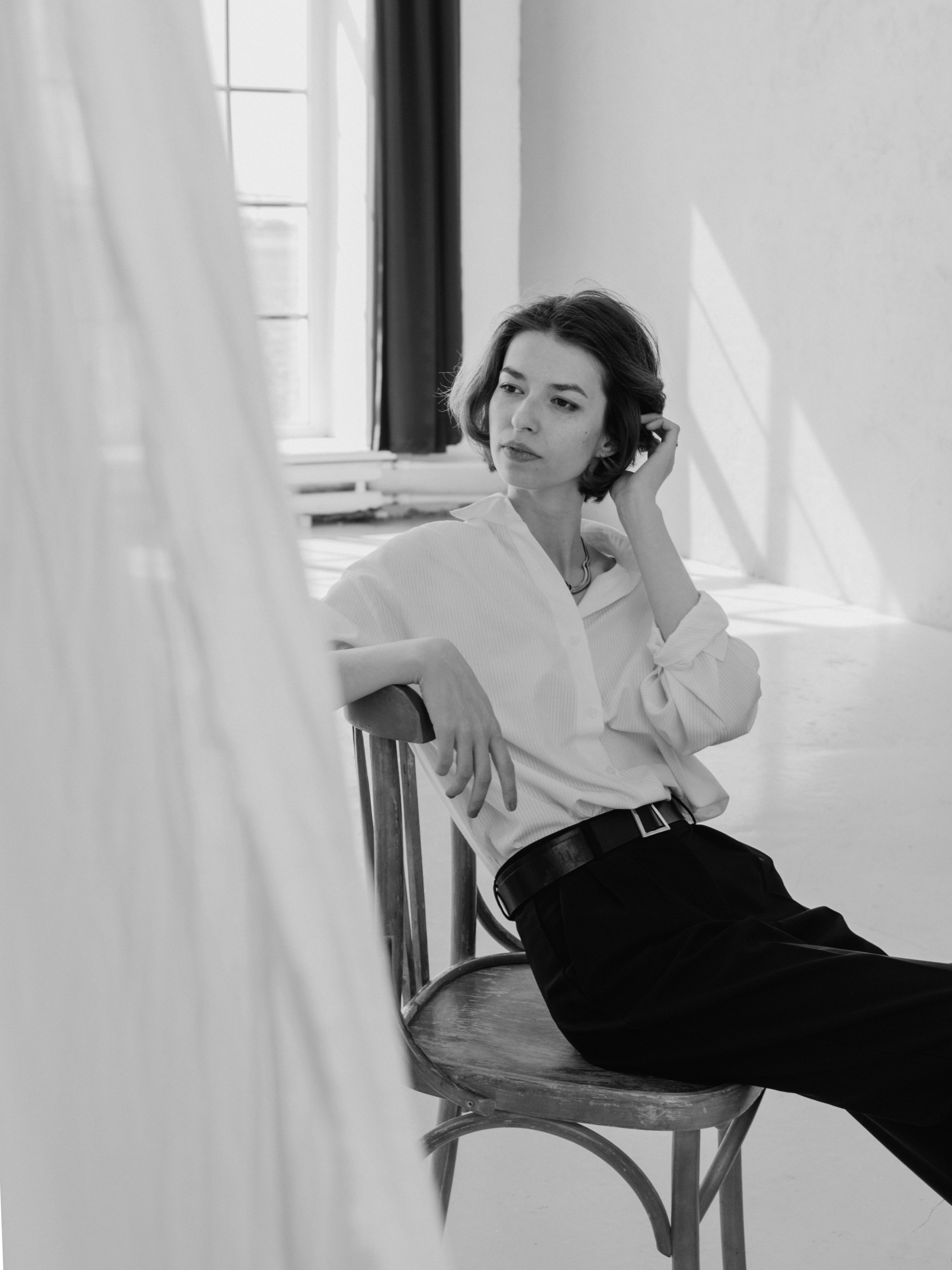 Портретная фотосессия для Полины в фотостудии. Светлана Гопанюк. Портретный фотограф. Санкт-Петербург. СПб