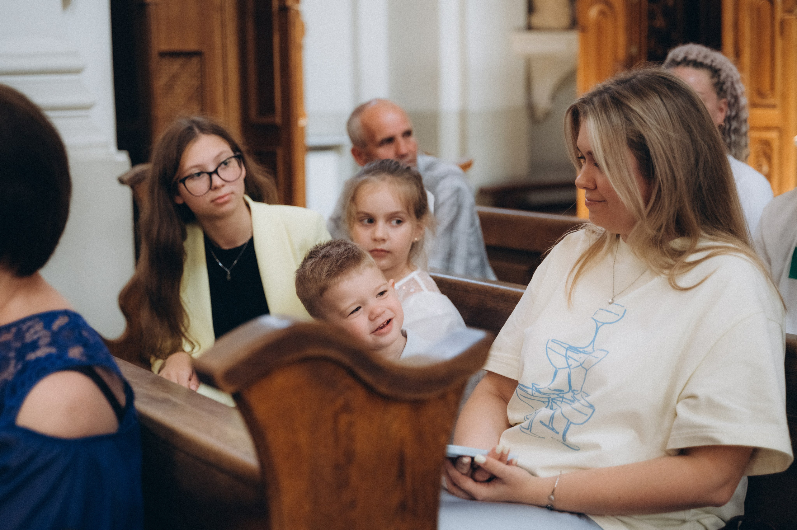 Крещение Василисы Архикафедральный костел Имени Пресвятой Девы Марии. Семейный фотограф в Минске Дарья Дреко