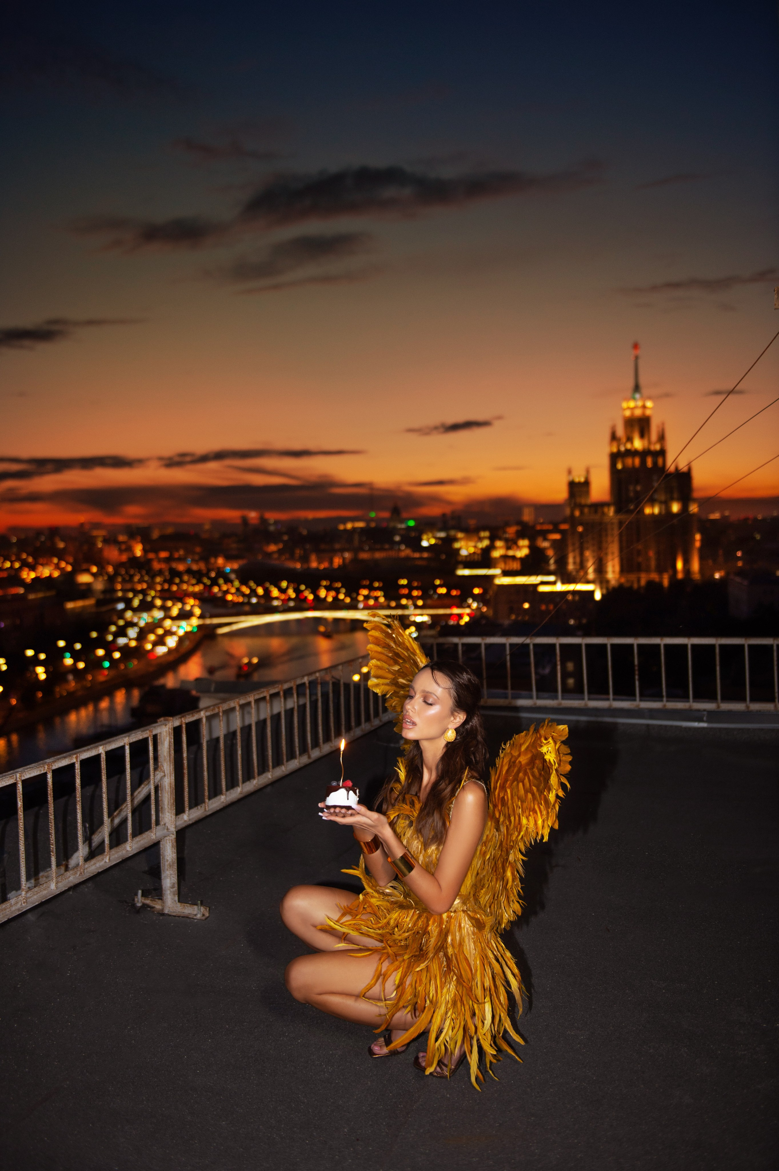 Фотосессия на крыше (Москва). Тучина Дарья фотограф