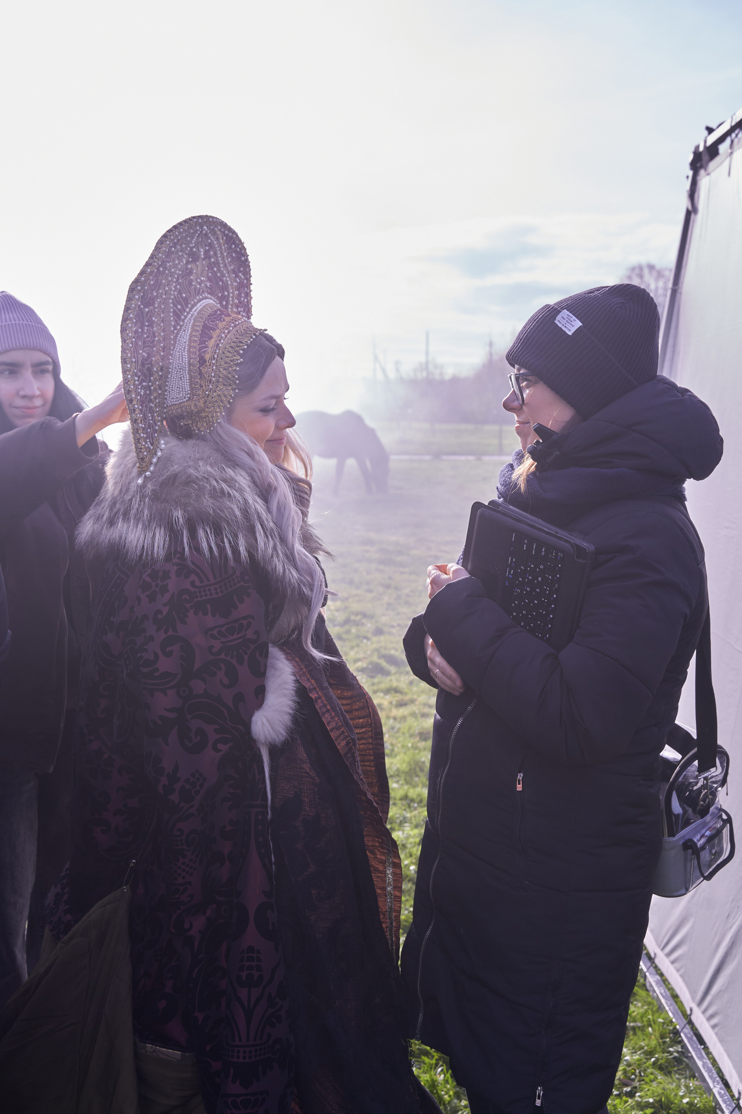 Бекстейдж съемки сериала. Krasnopoliophoto