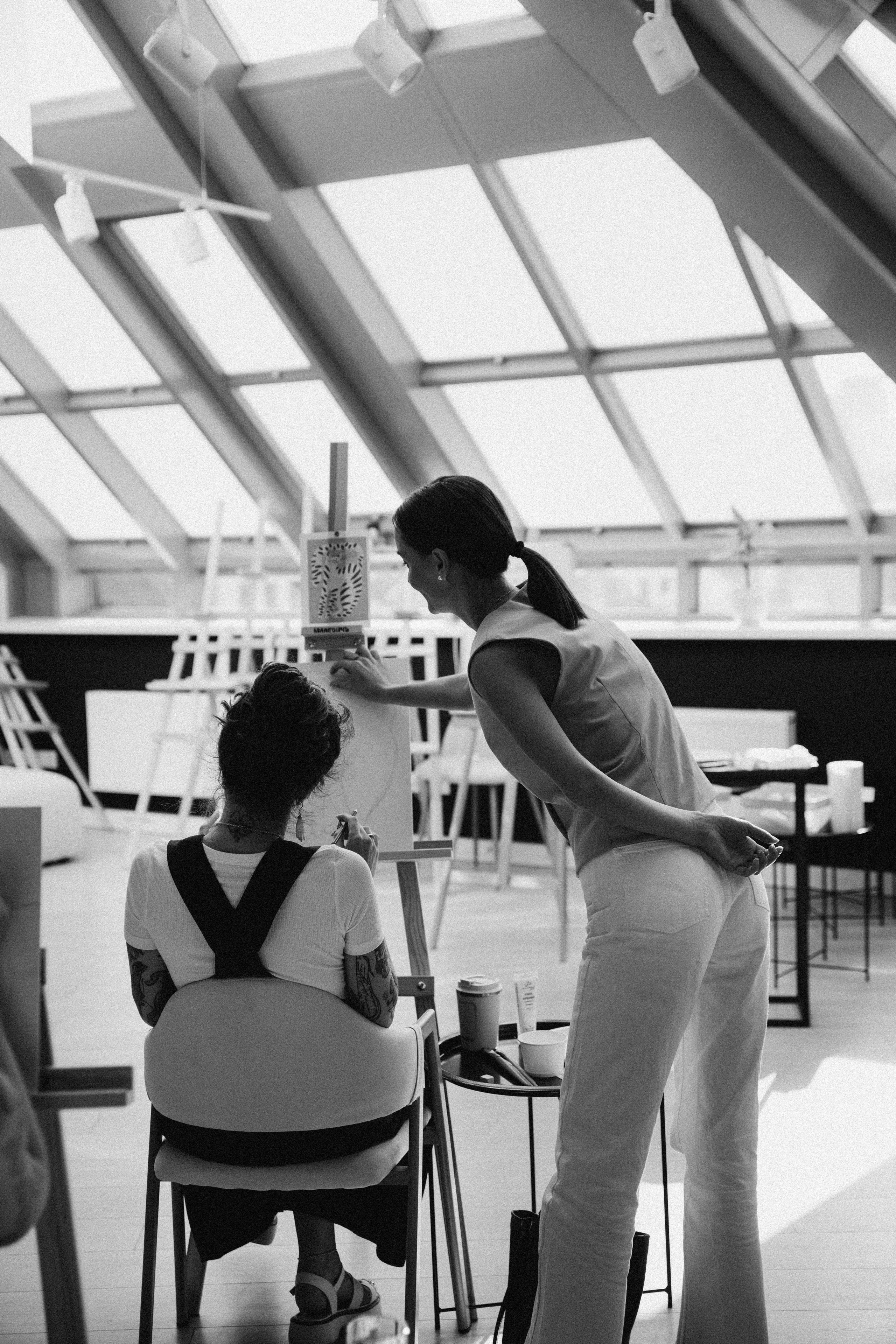 Мастер-класс по живописи. Преподаватель Анна К-К. Репортажный и детский фотограф в Минске