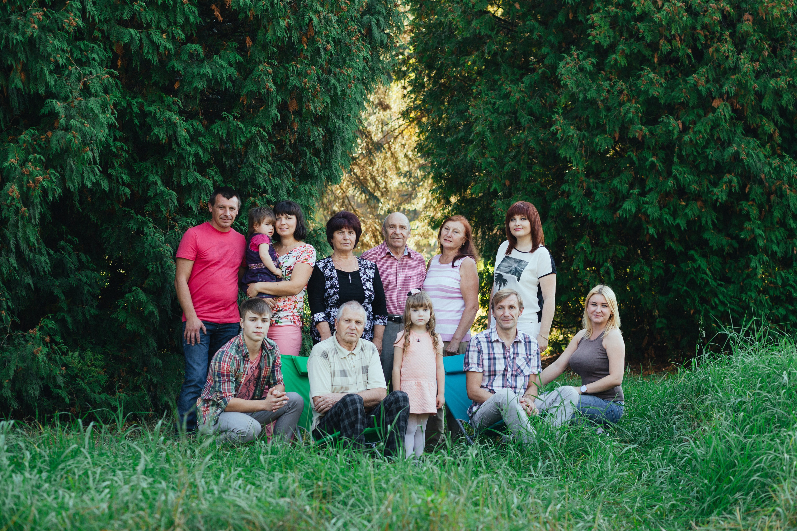 Большая дружная семья. Фотограф Вероника Кольтеева