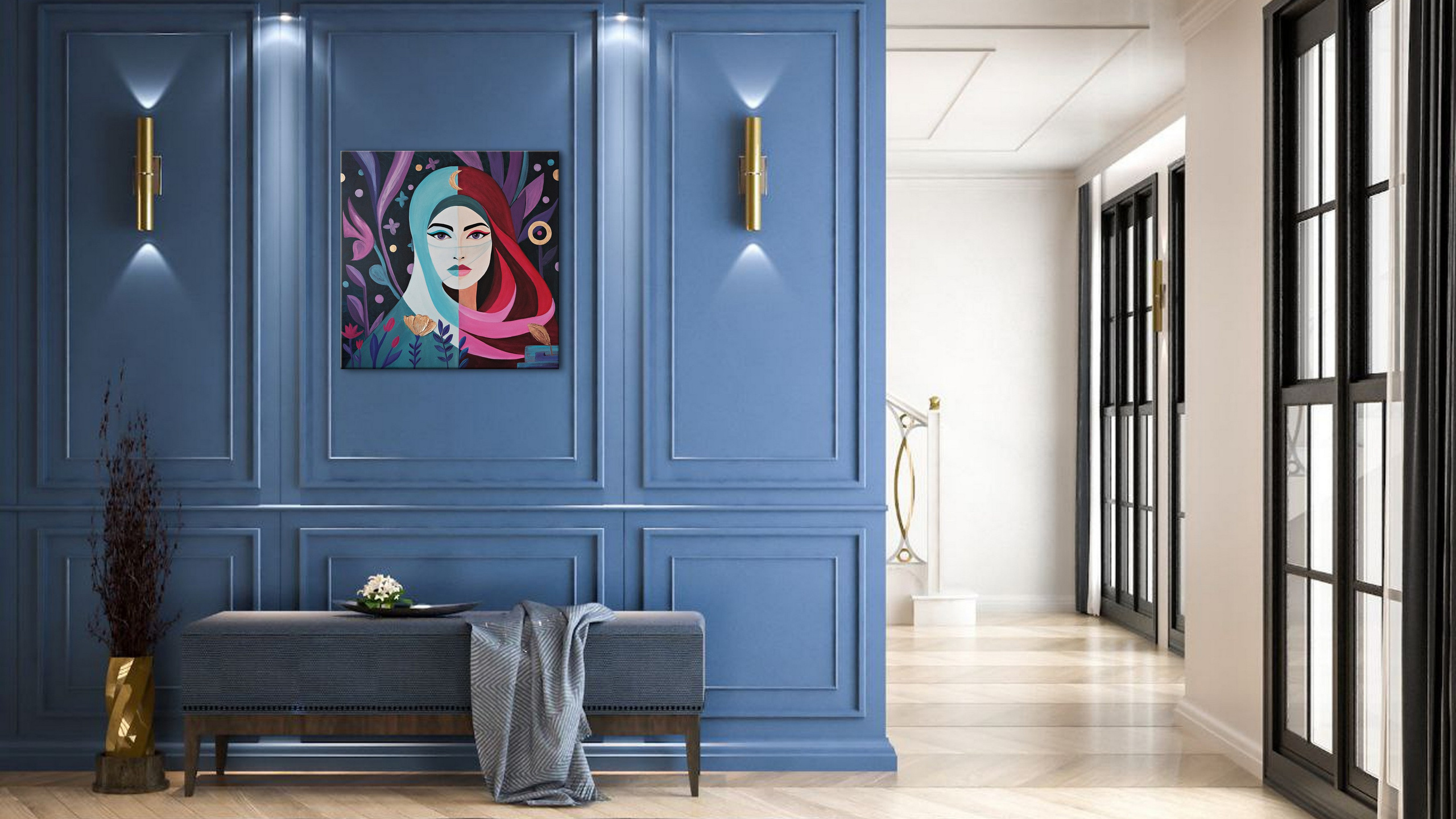 ЦВЕТОК ПУСТЫНИ. Художник Анастасия Кисткина, Петербург