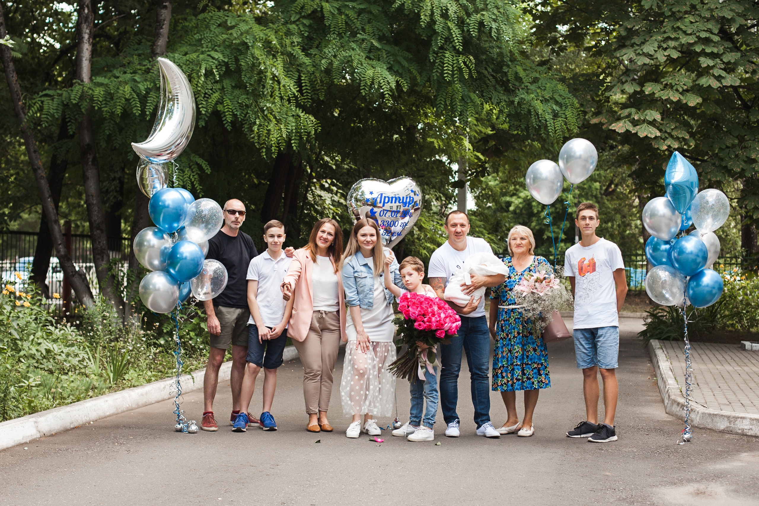 Фотосессия выписки из роддома. Фотограф новорожденных в Брянске Анжелика Прохоренкова
