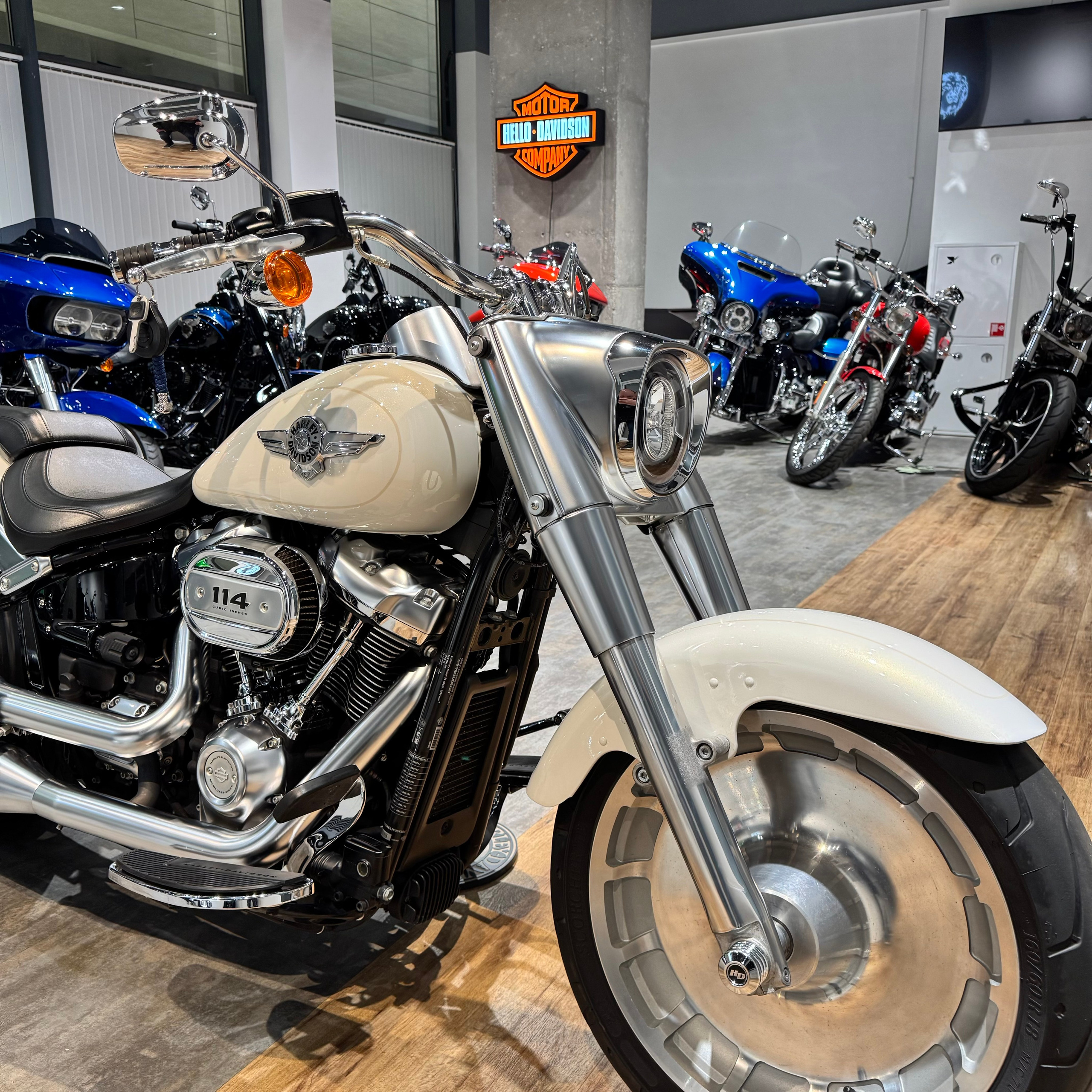 Harley Davidson 114 FAT BOY (Softail) — купить мотоцикл. Hello Davidson, Москва. Только хорошие мотоциклы…