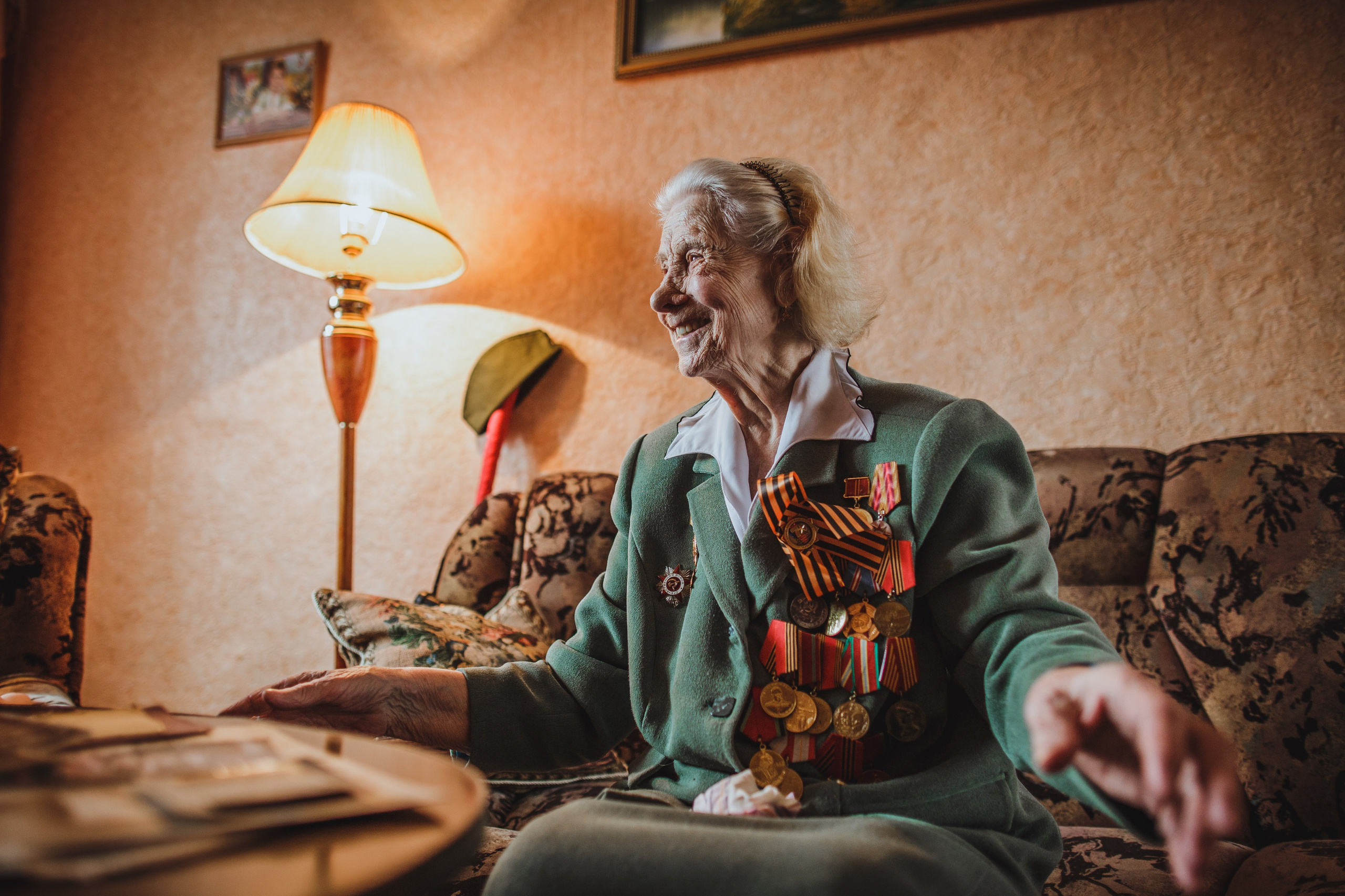 Ветеран Великой Отечественной Войны, портрет