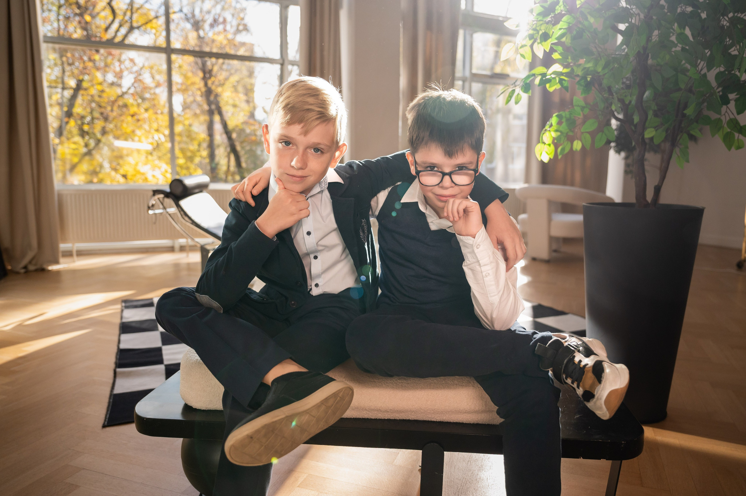 Школьникам. Антон и Татьяна Денисенко