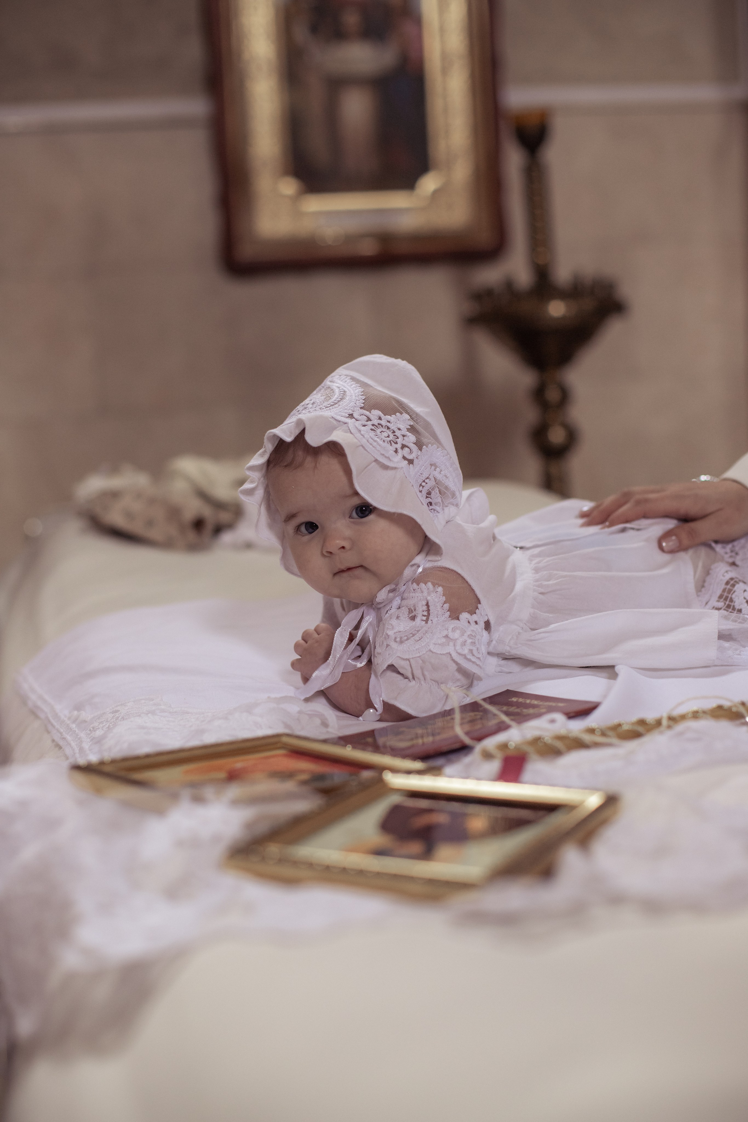 Таинство малышки Киры (храм Александра Невского п.Совхозный Славянск-на-Кубани). Фотограф в Северском районе| г. Краснодар Алена Заливчая