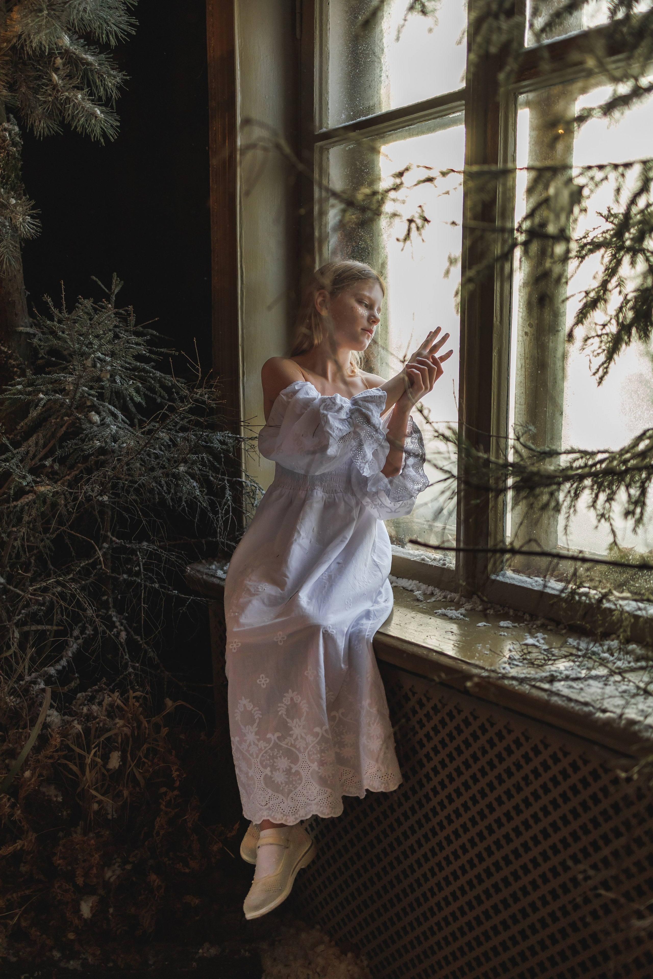 Волшебный зимний лес. Семейный и детский фотограф в Москве Анна Чертополох