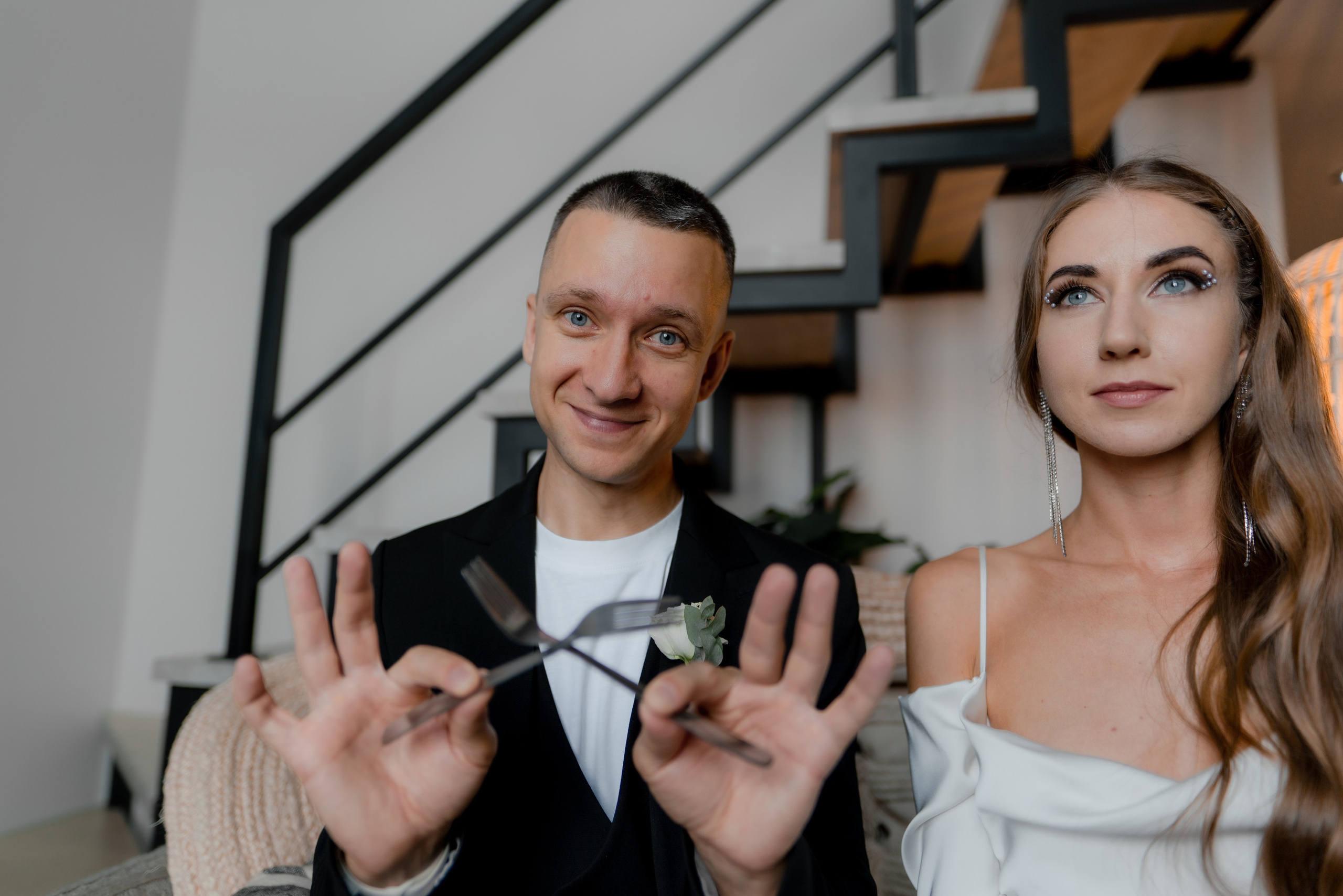 Жених с ножом и вилкой