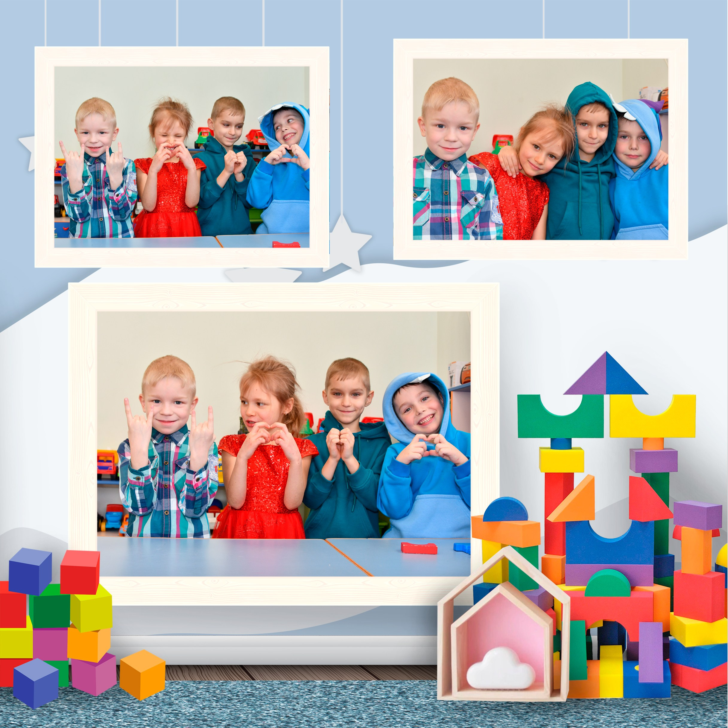 Макет альбома для детского сада. Фотограф в Санкт-Петербурге Ксения Яковчук