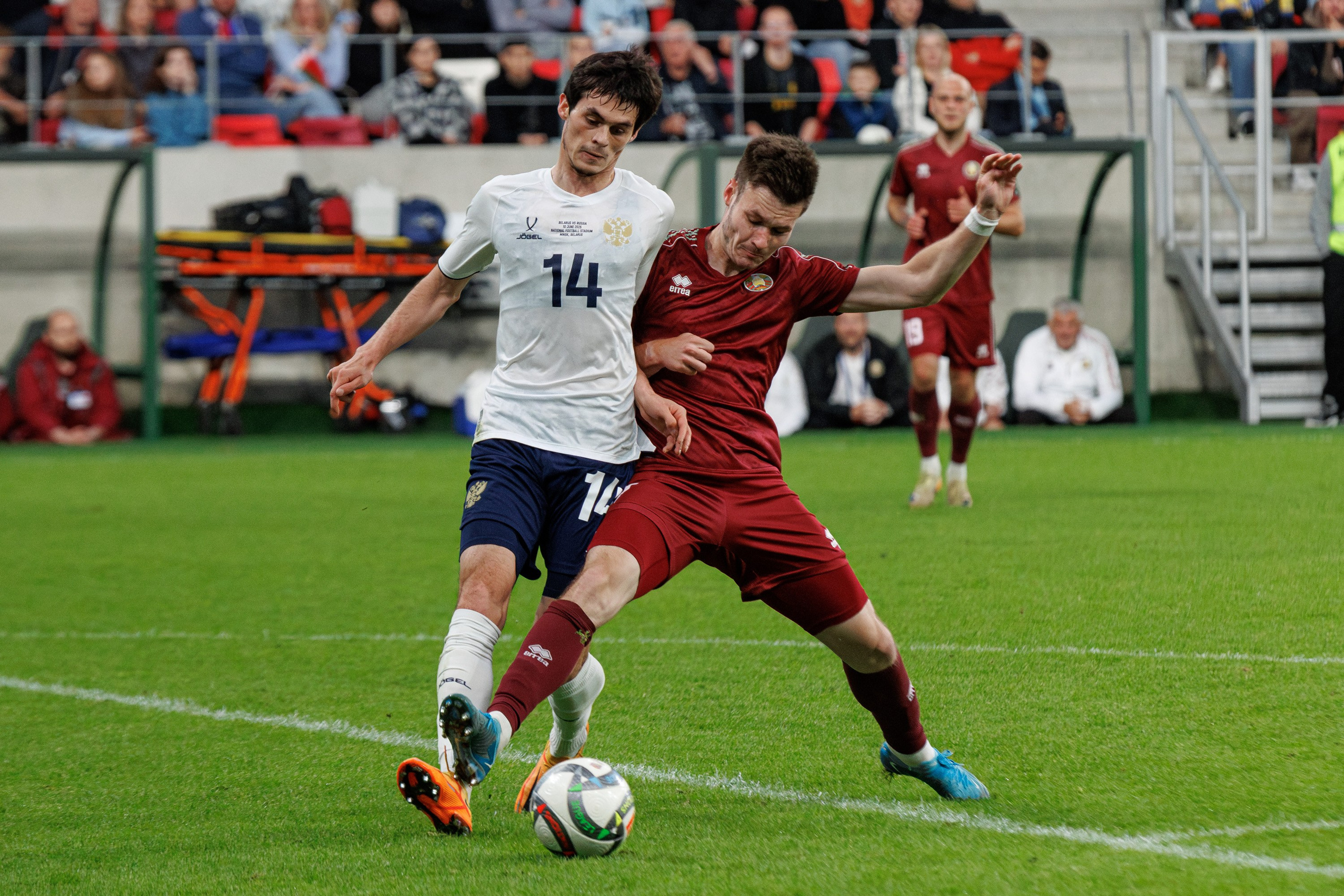 Товарищеский матч Россия — Беларусь. Спортивный фотограф Вадим Добедченков