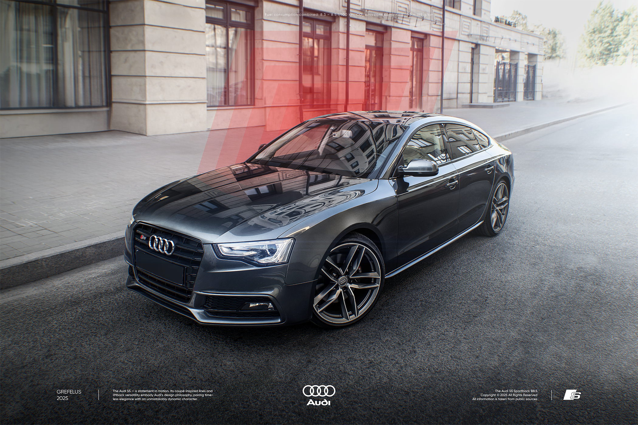 Audi S5 — 2025. Grefelus