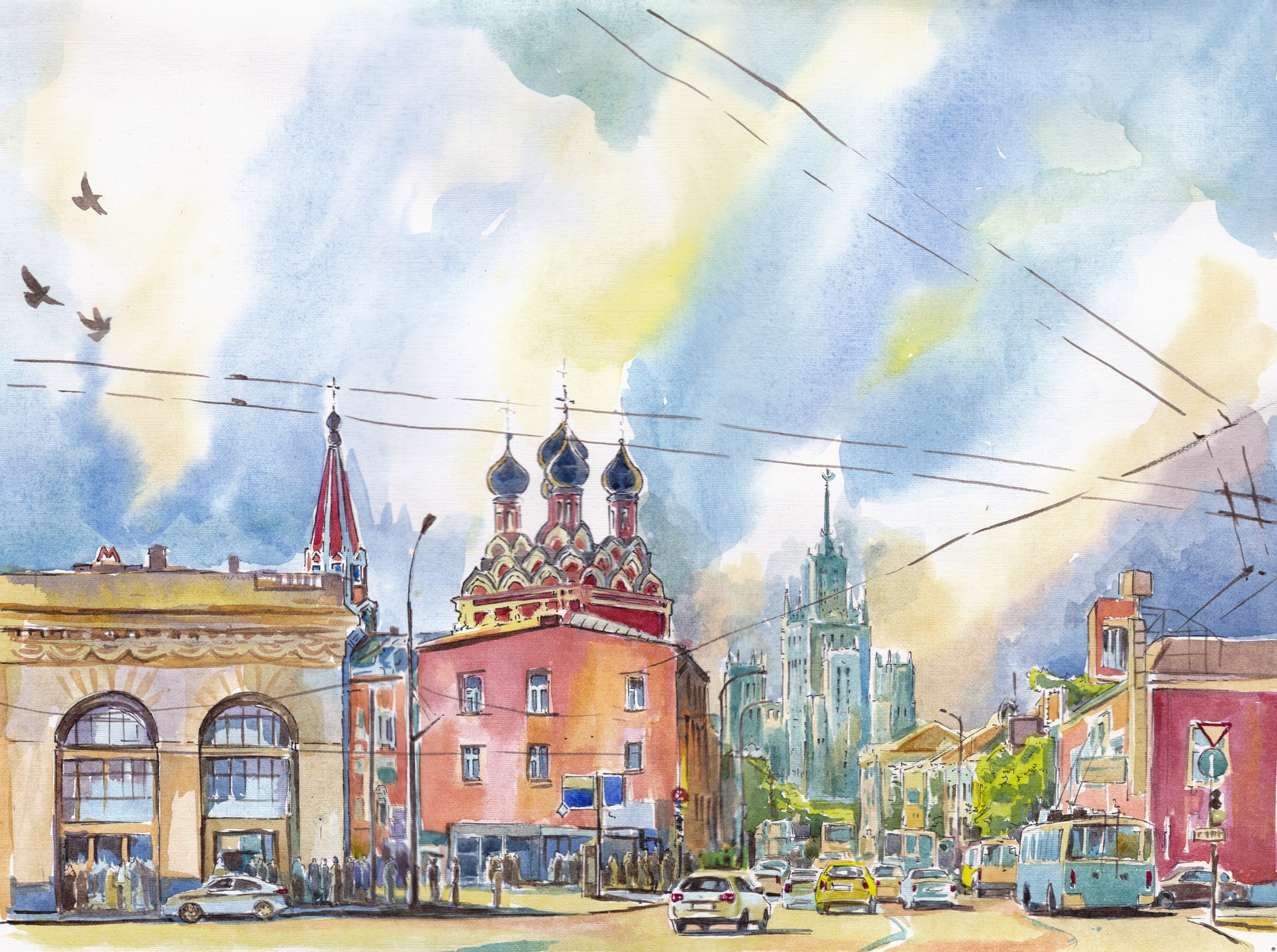 Москва 2018-2019. Художник Александр Петрунин